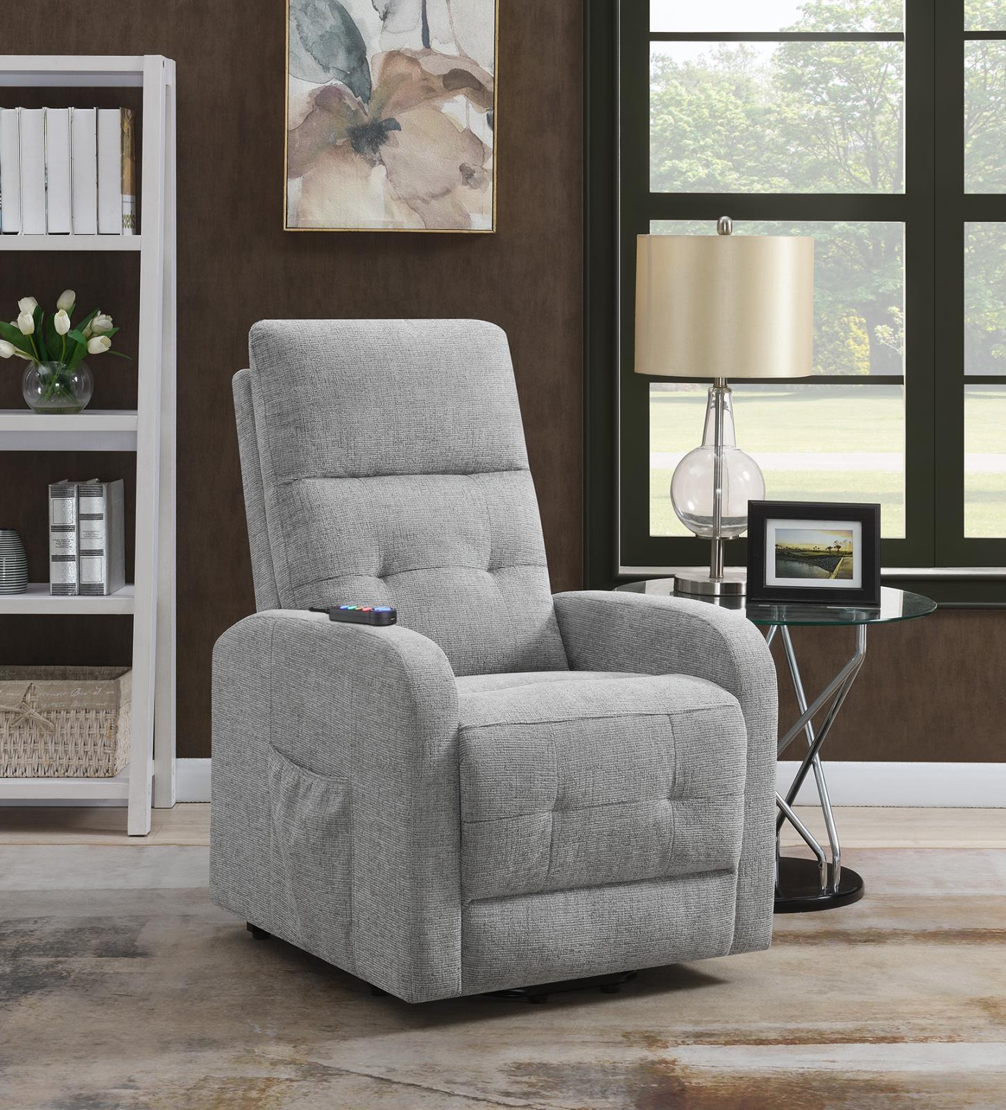Howie Tufted Upholstered Power Lift Recliner