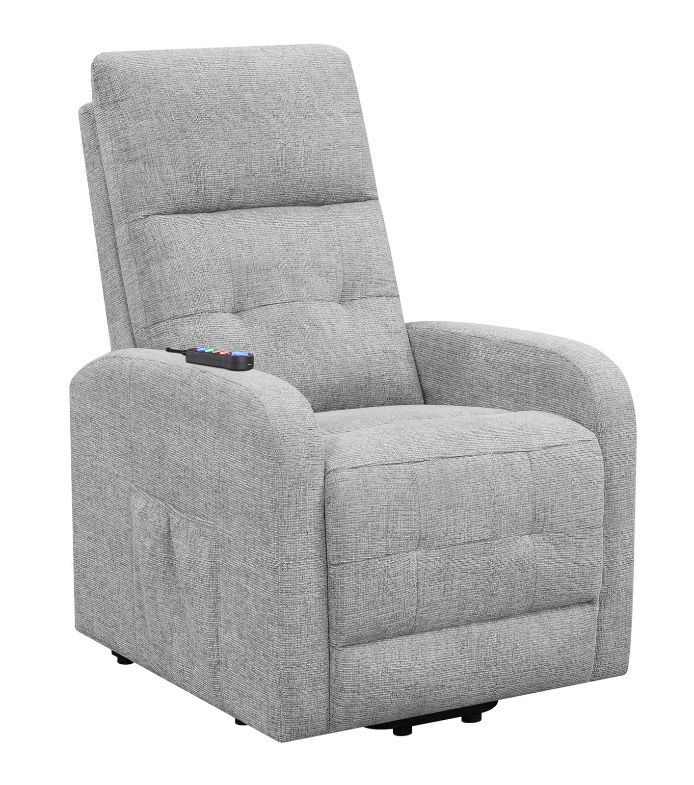 Howie Tufted Upholstered Power Lift Recliner
