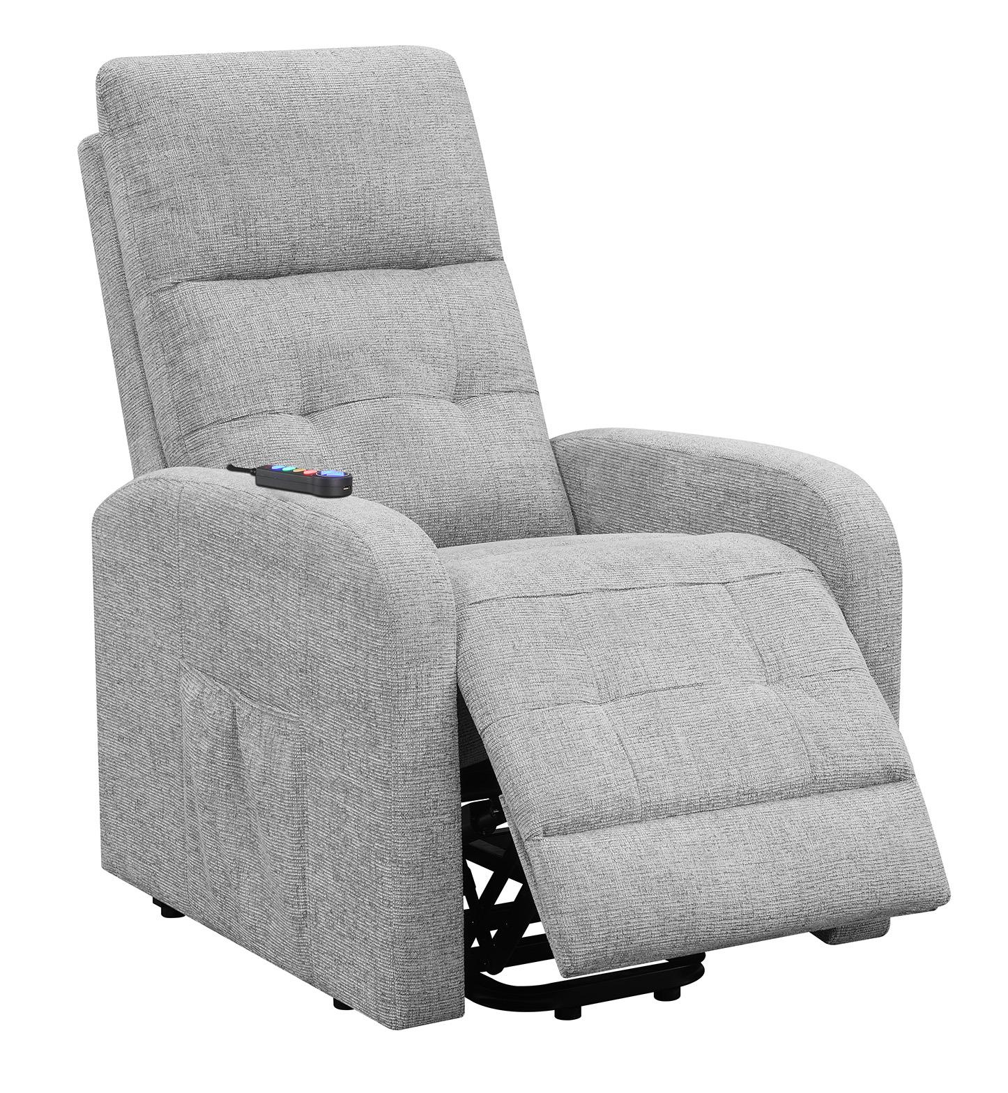 Howie Tufted Upholstered Power Lift Recliner