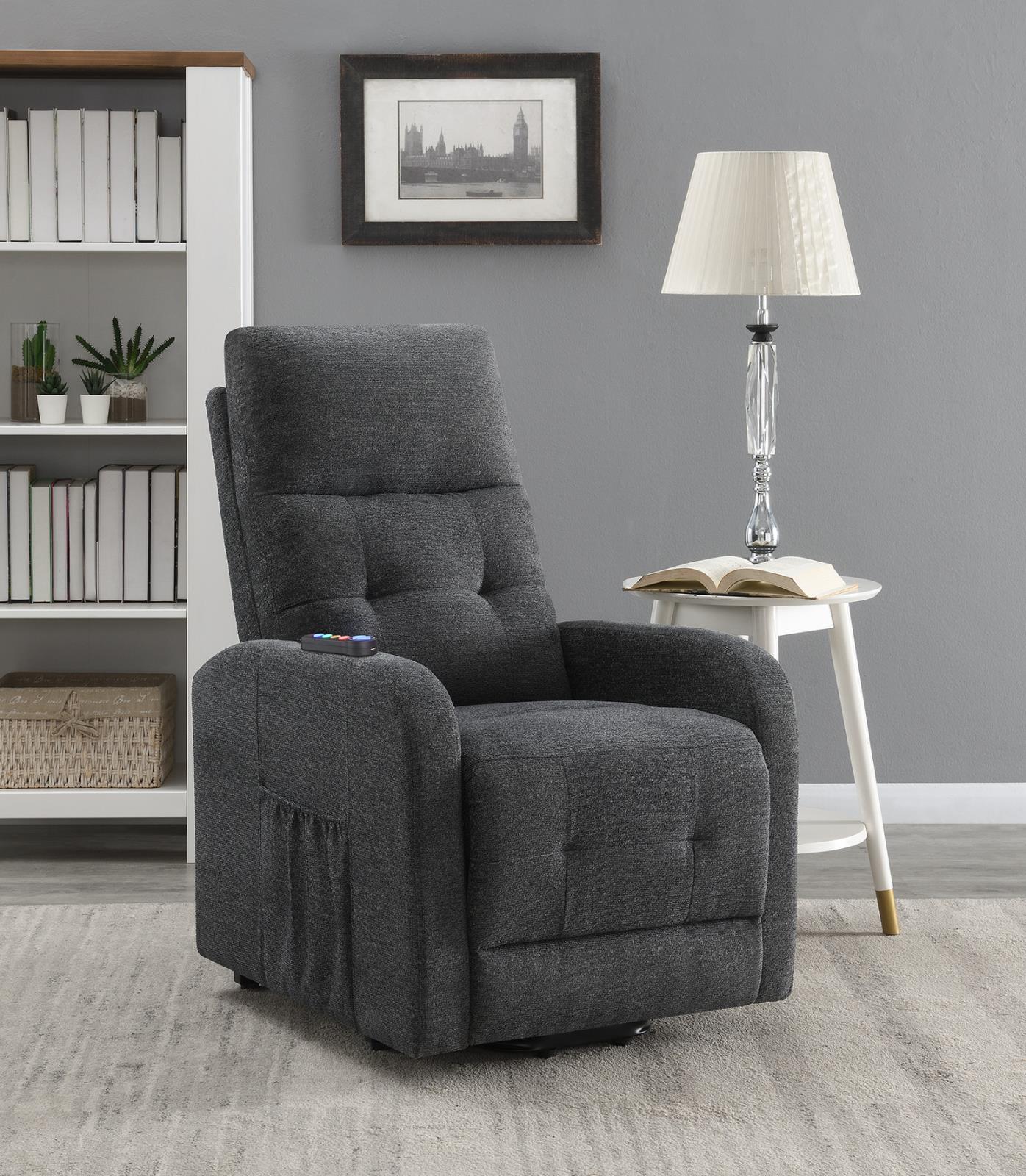 Howie Tufted Upholstered Power Lift Recliner