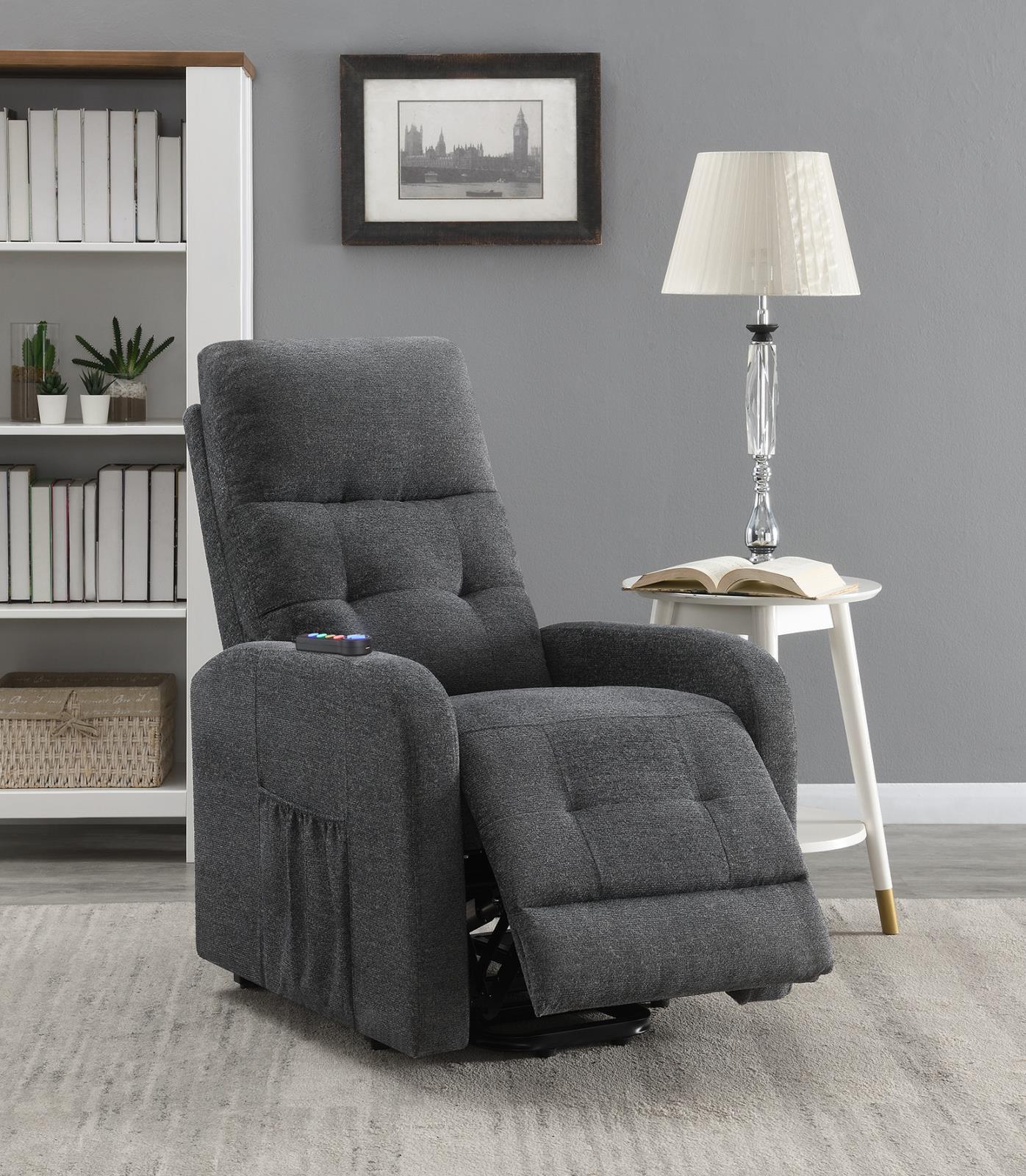 Howie Tufted Upholstered Power Lift Recliner
