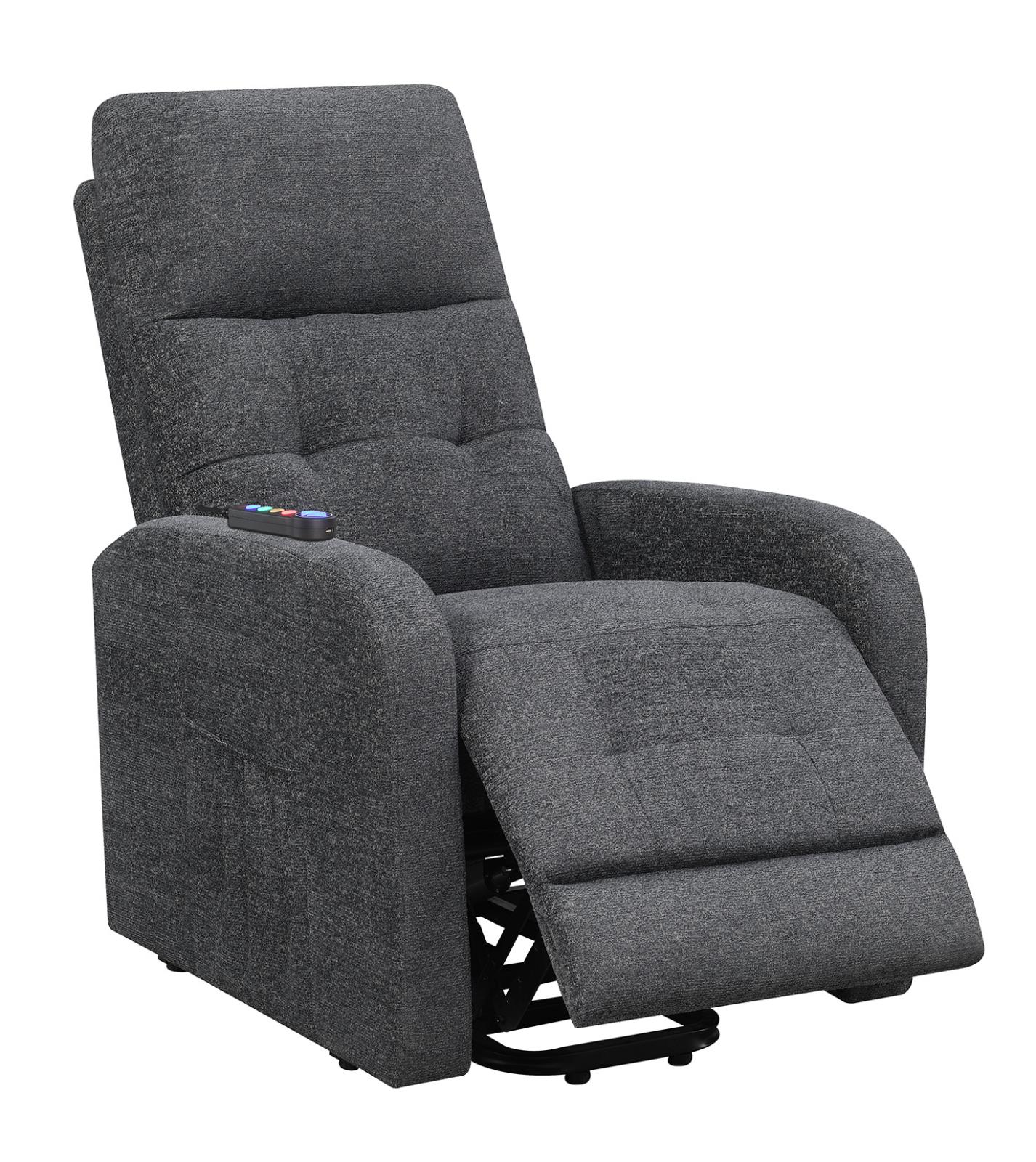 Howie Tufted Upholstered Power Lift Recliner