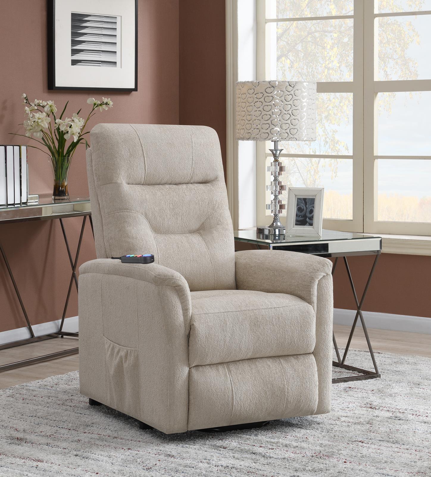 Henrietta Power Lift Recliner with Storage Pocket