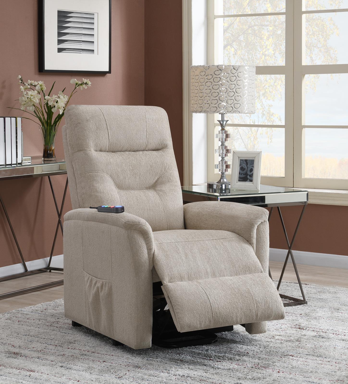 Henrietta Power Lift Recliner with Storage Pocket