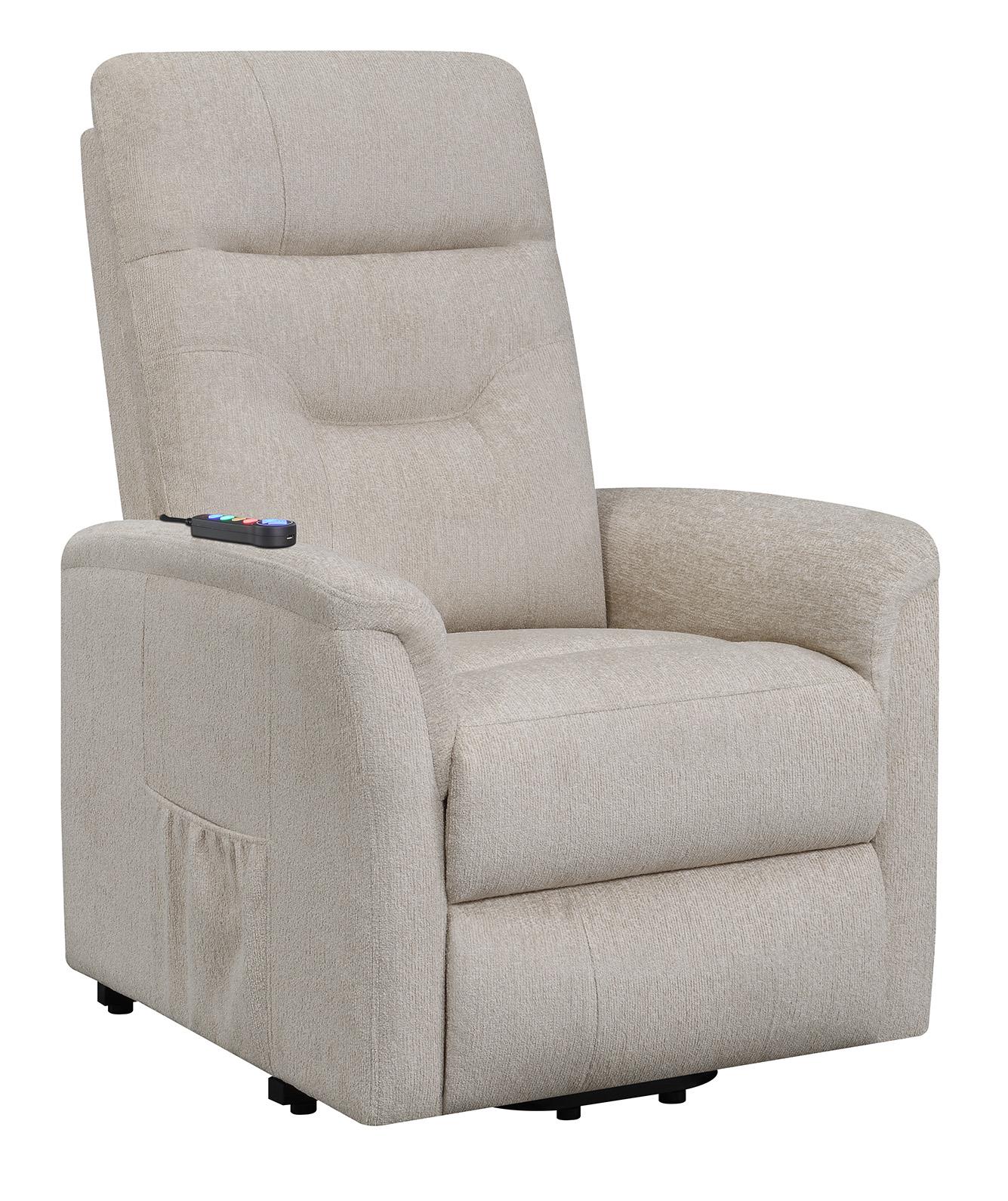 Henrietta Power Lift Recliner with Storage Pocket