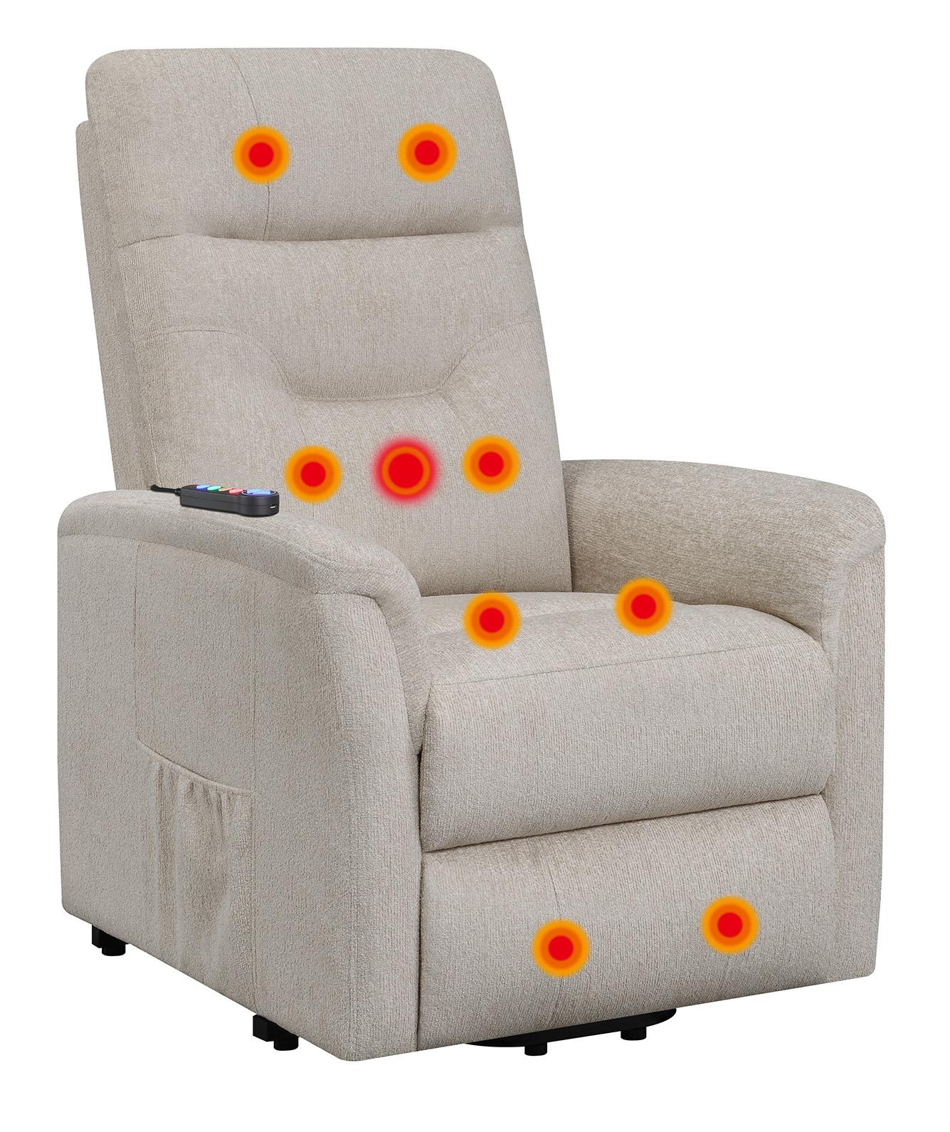 Henrietta Power Lift Recliner with Storage Pocket