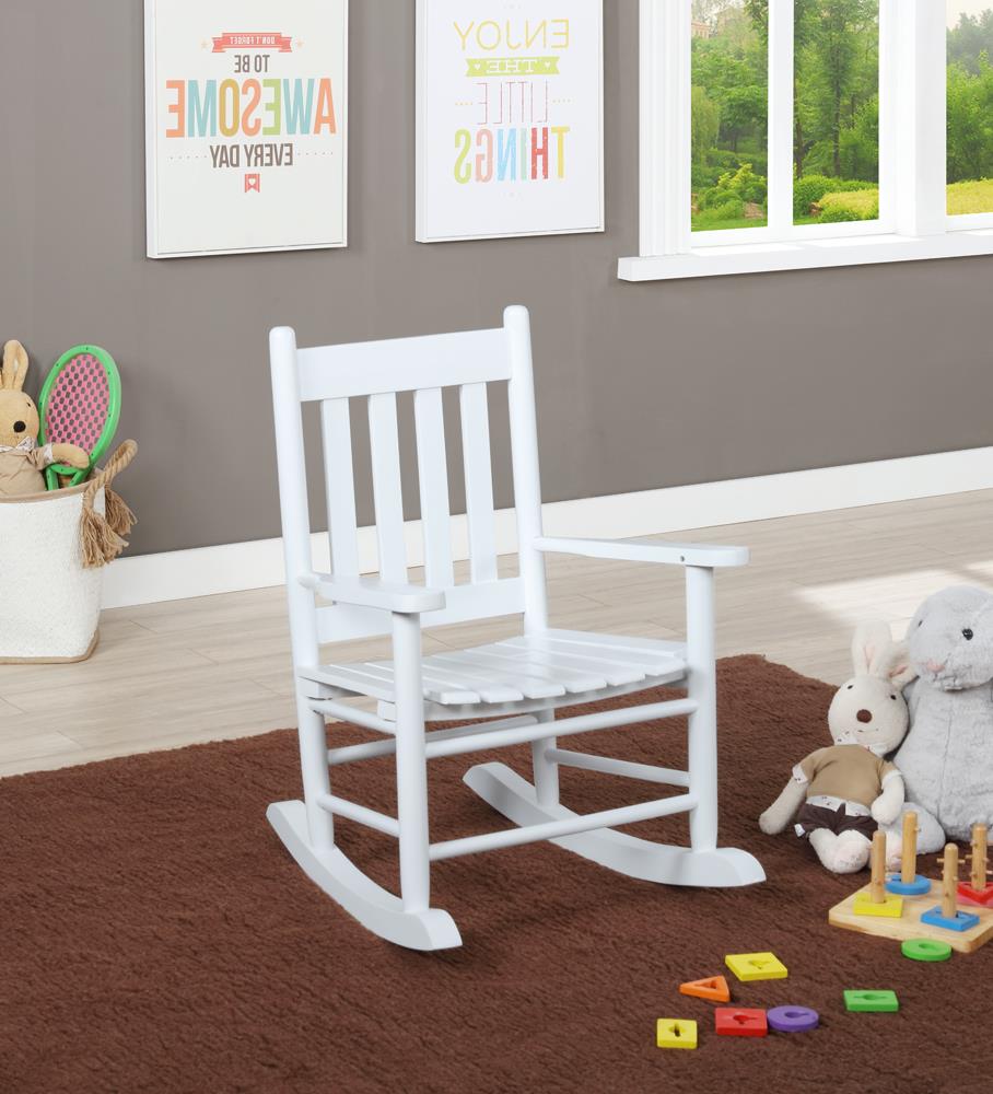 Annie Slat Back Youth Rocking Chair