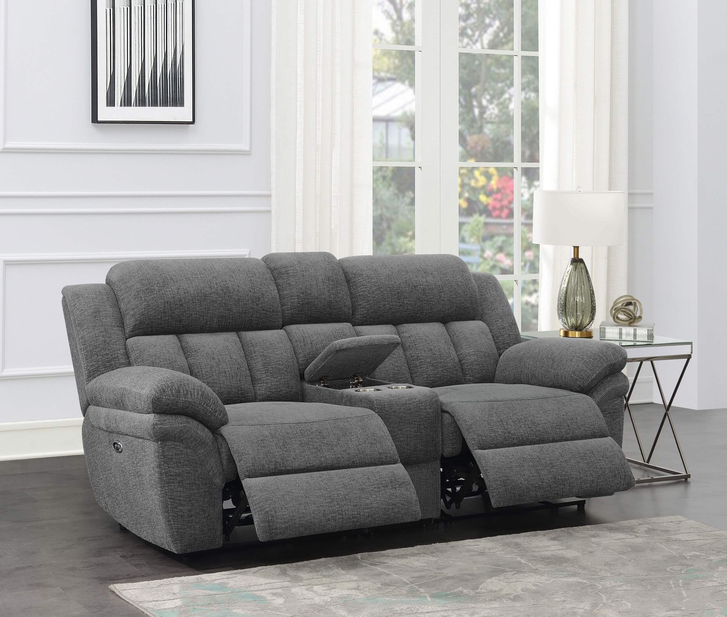 Bahrain Chenille Motion Living Room Set