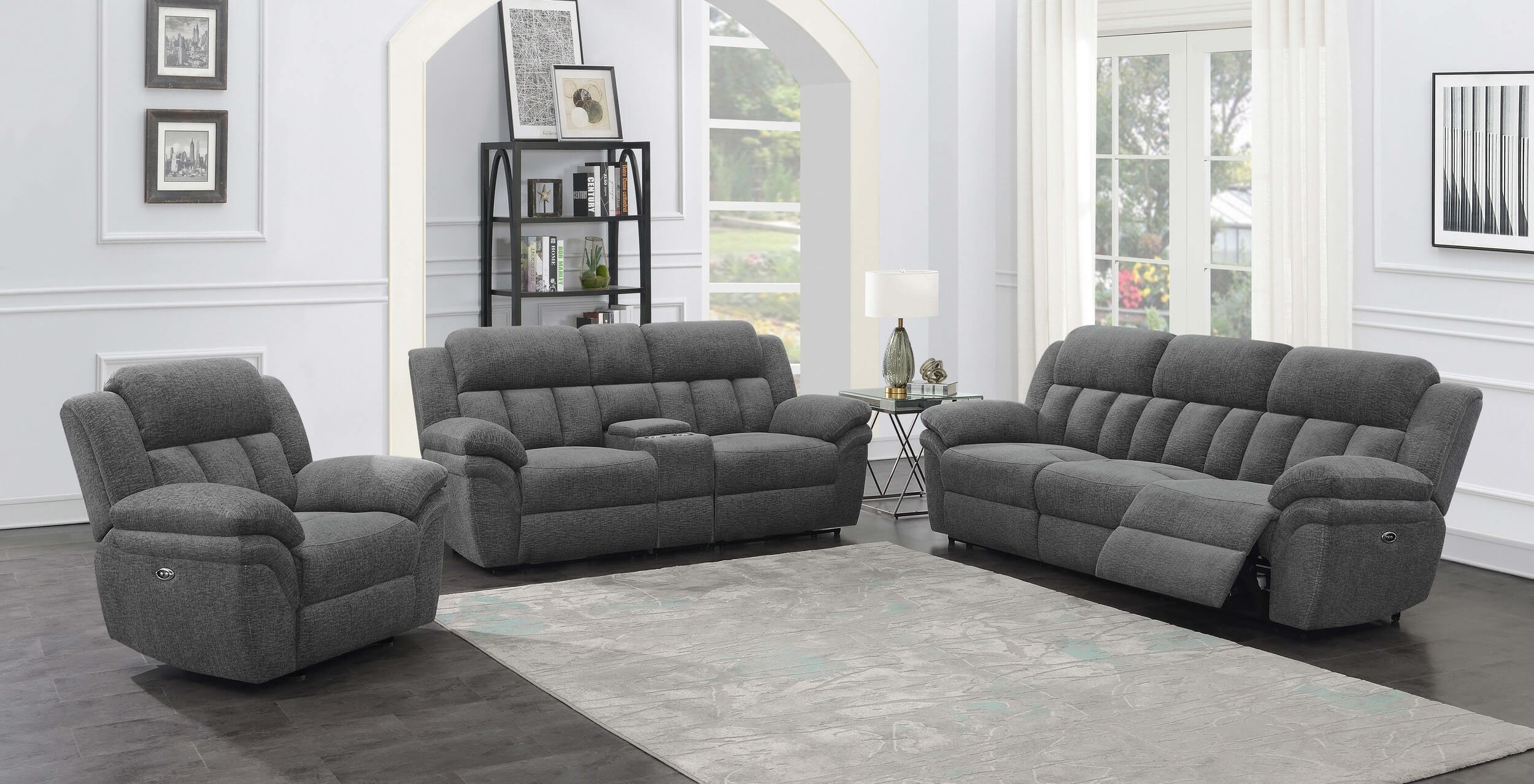 Bahrain Chenille Motion Living Room Set