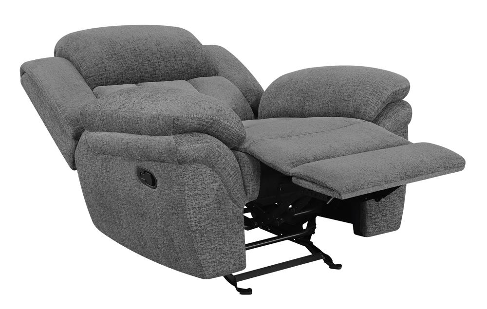 Bahrain Chenille Glider Recliner