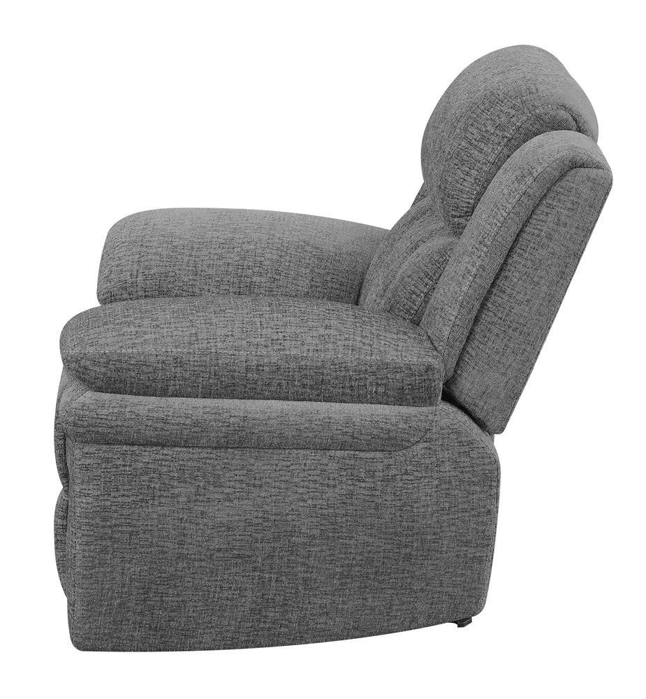 Bahrain Chenille Glider Recliner