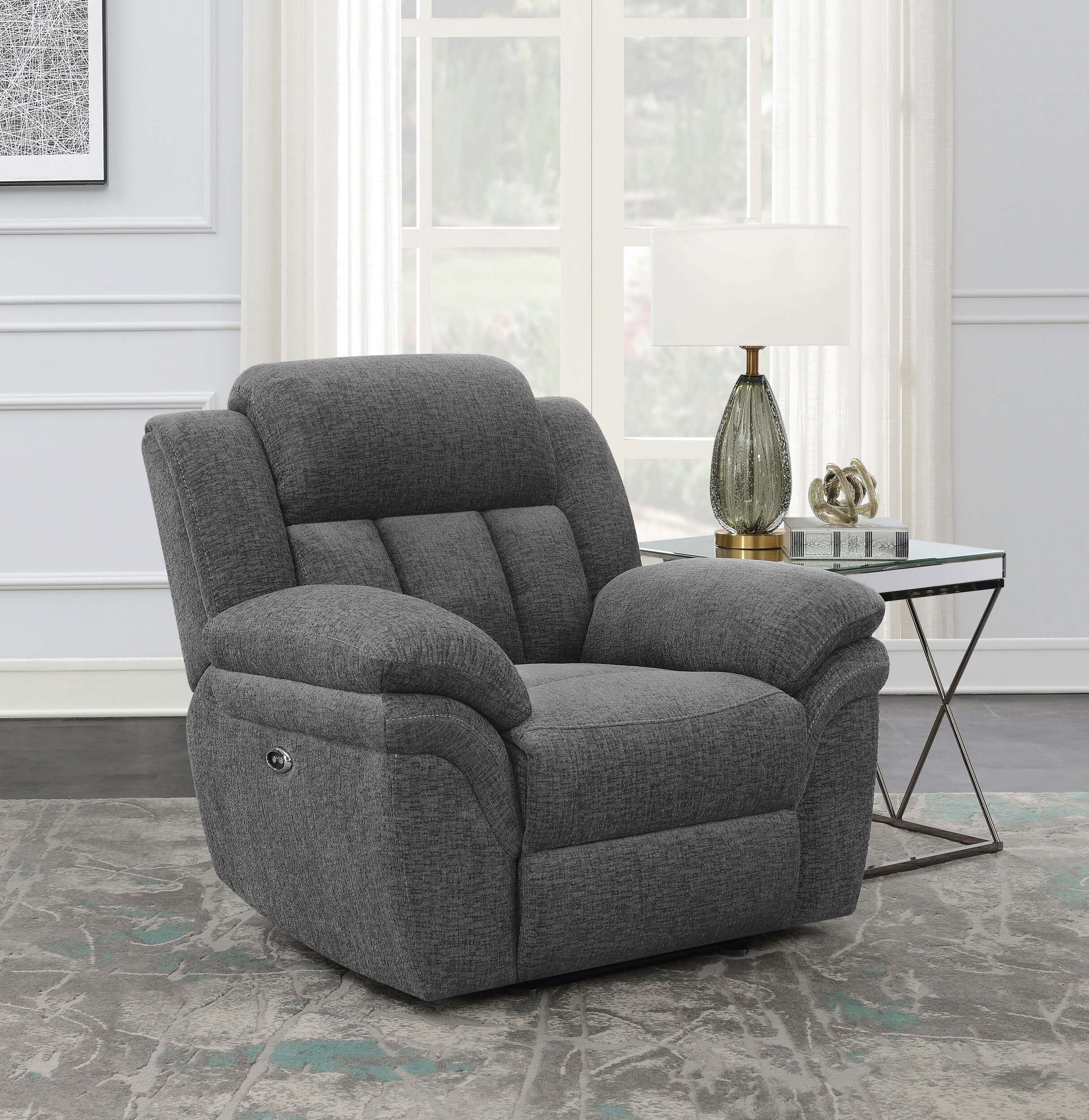 Bahrain Chenille Motion Living Room Set