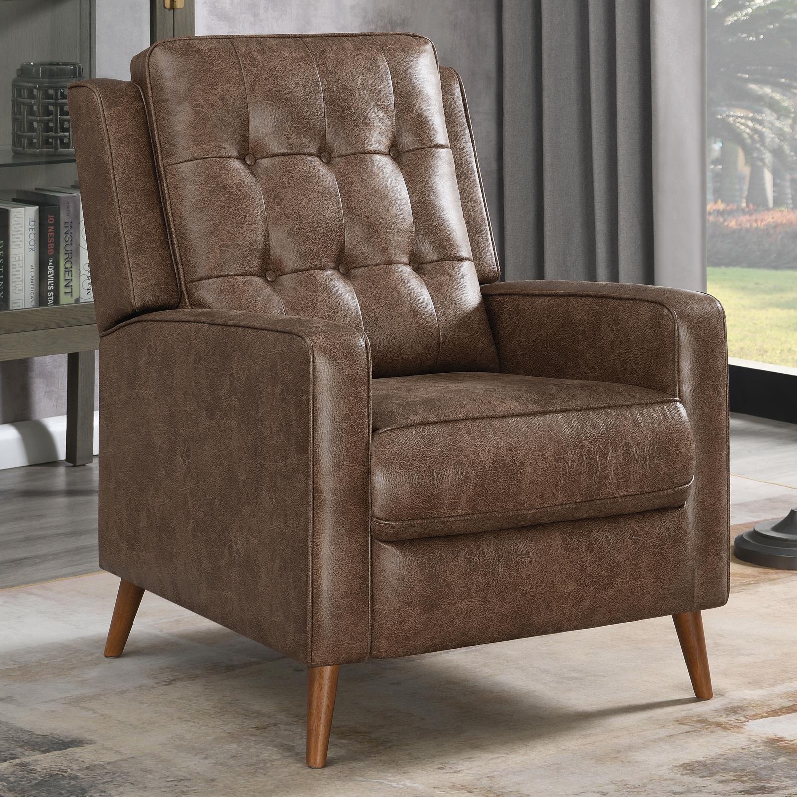 Davidson Microfiber Tufted Push Back Recliner