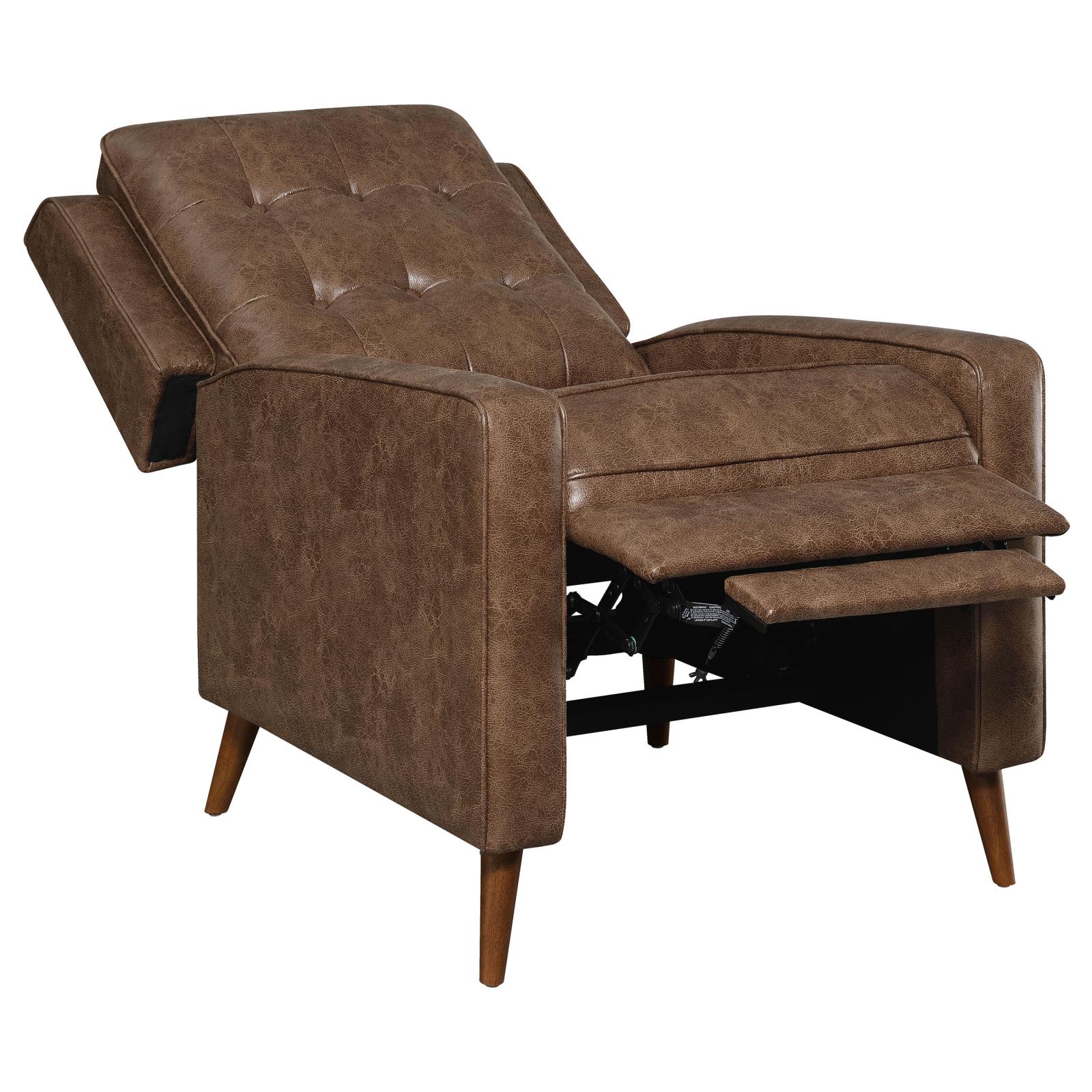 Davidson Microfiber Tufted Push Back Recliner