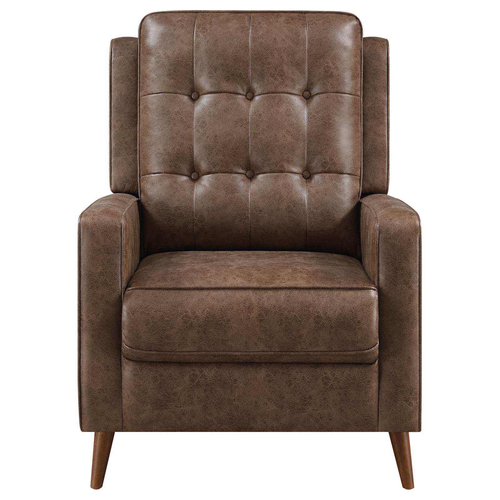 Davidson Fabric Tufted Push Back Recliner