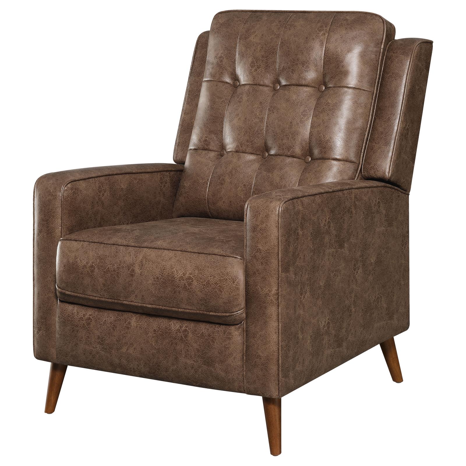 Davidson Fabric Tufted Push Back Recliner