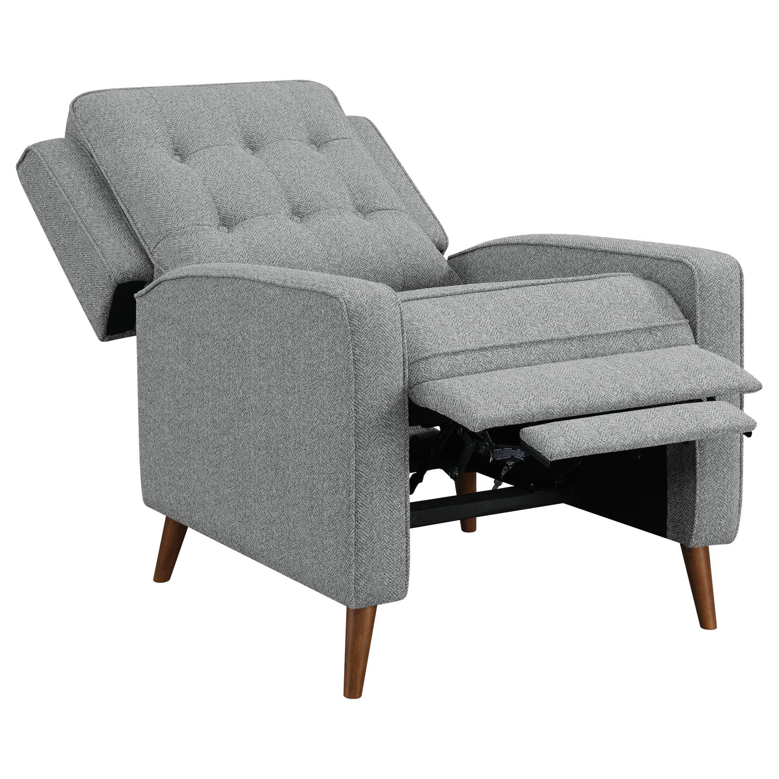 Davidson Fabric Tufted Push Back Recliner