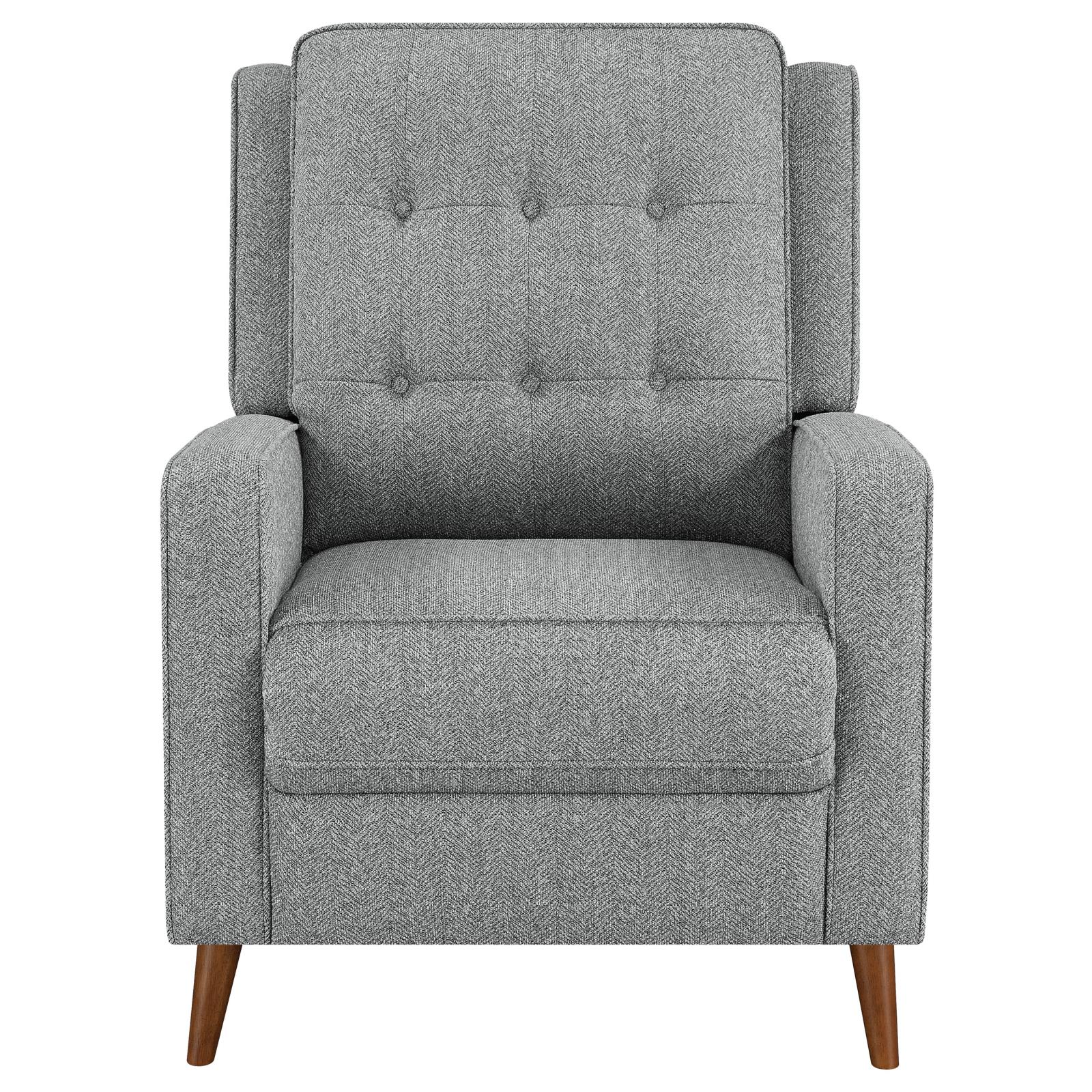 Davidson Fabric Tufted Push Back Recliner