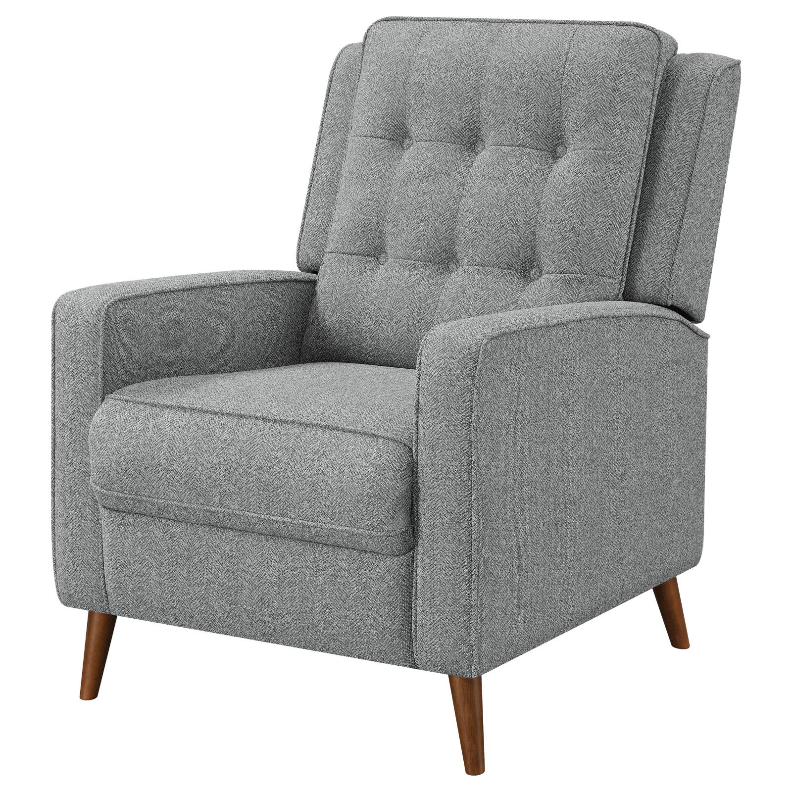 Davidson Fabric Tufted Push Back Recliner