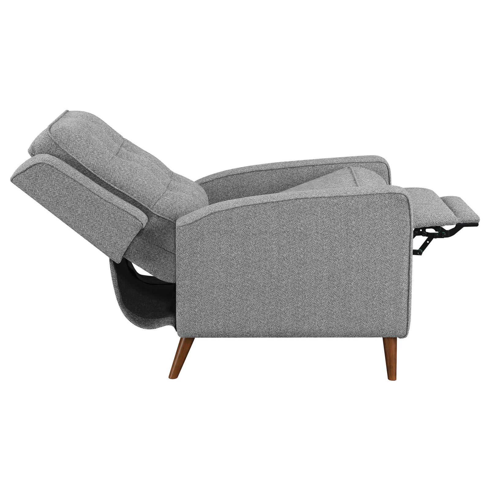 Davidson Fabric Tufted Push Back Recliner