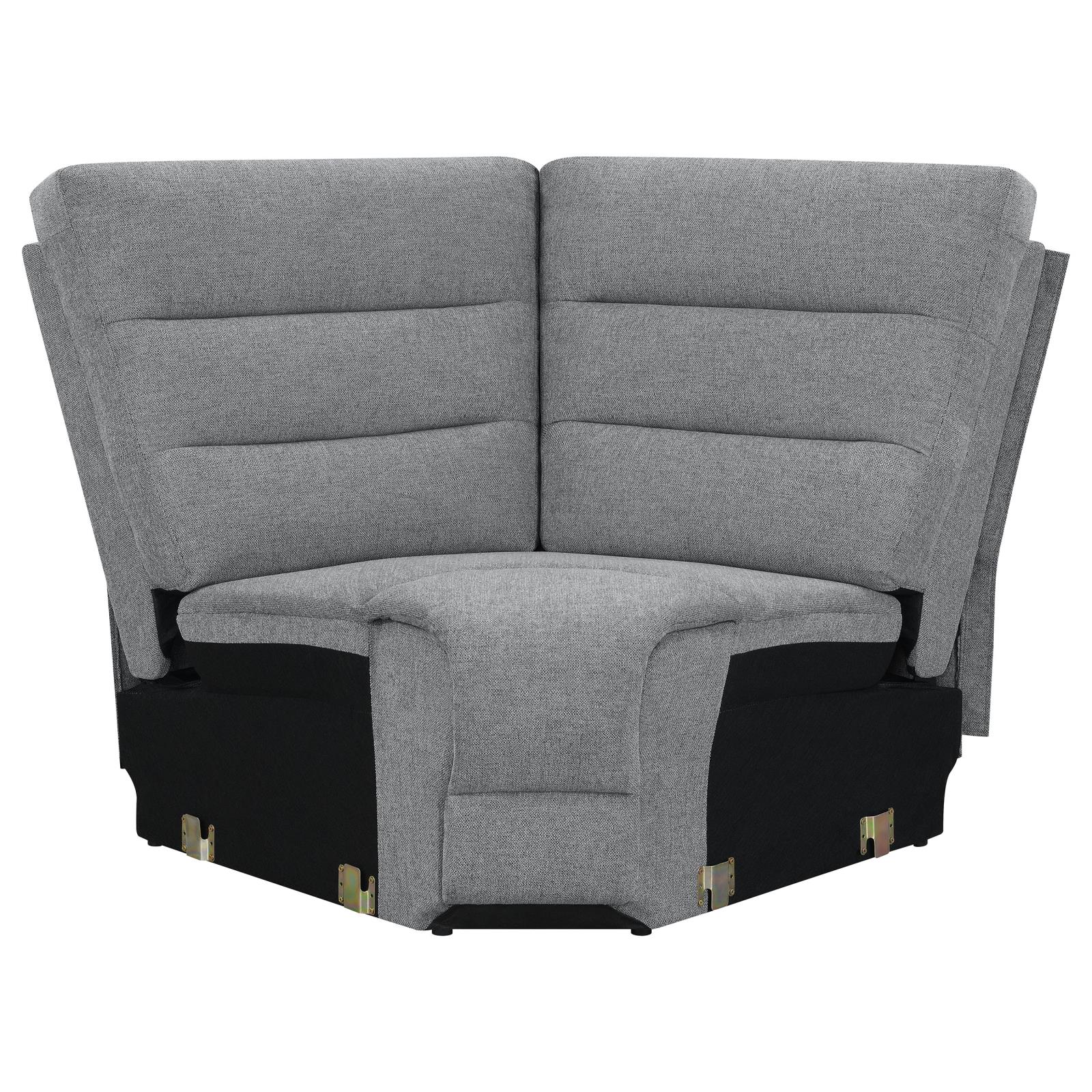 David 3-piece Fabric Motion Sectional with Pillow Arms