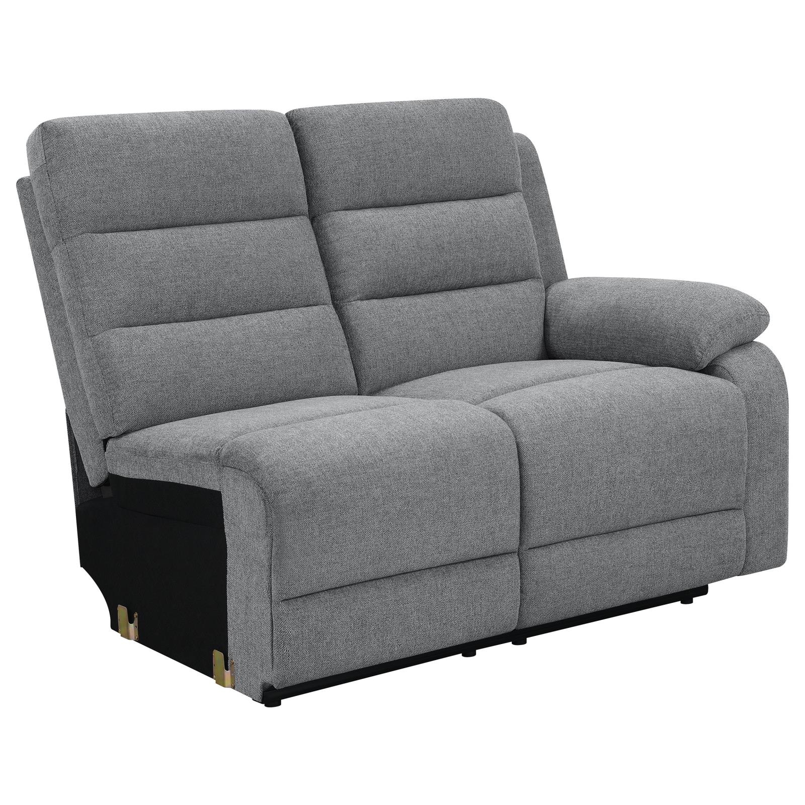 David 3-piece Fabric Motion Sectional with Pillow Arms
