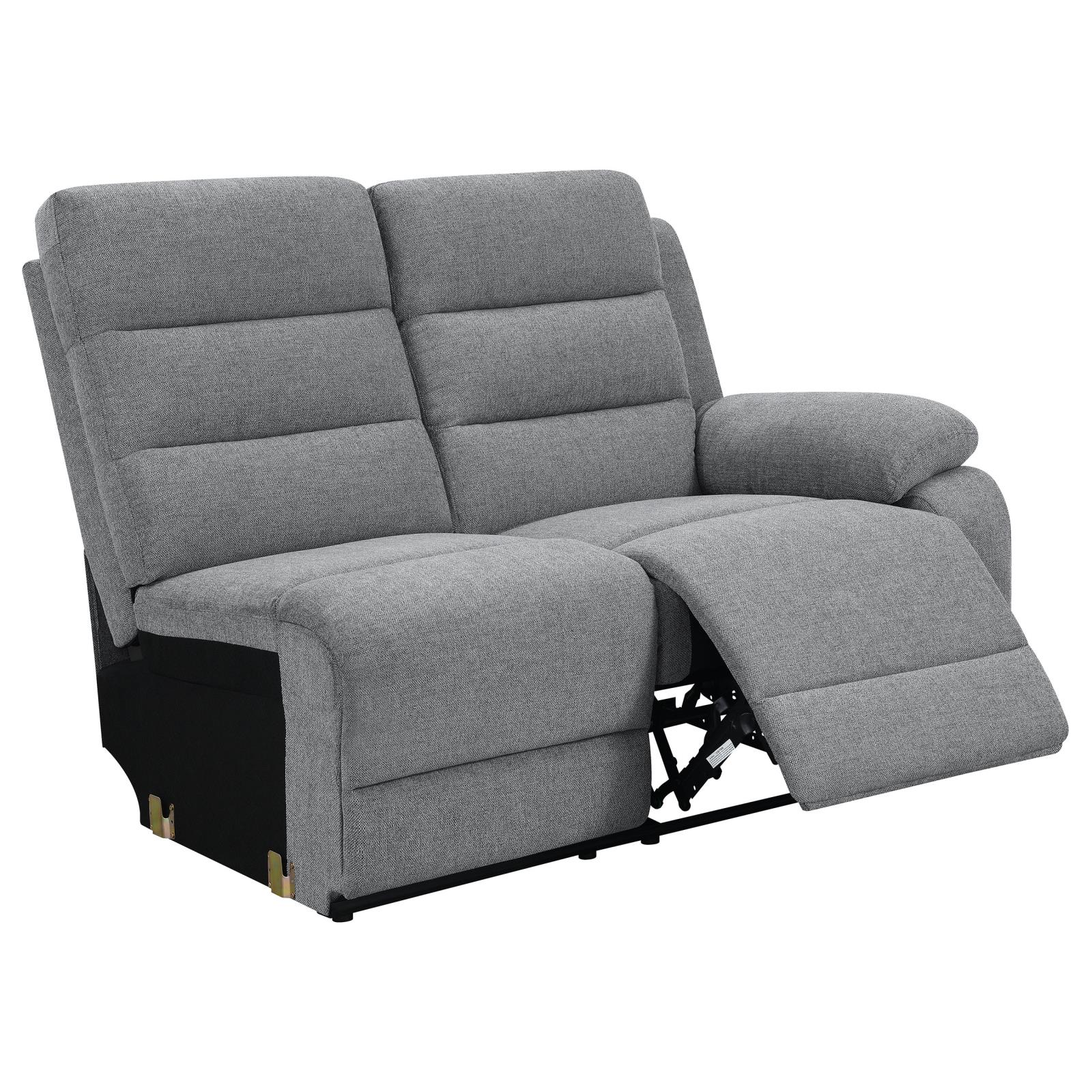 David 3-piece Fabric Motion Sectional with Pillow Arms