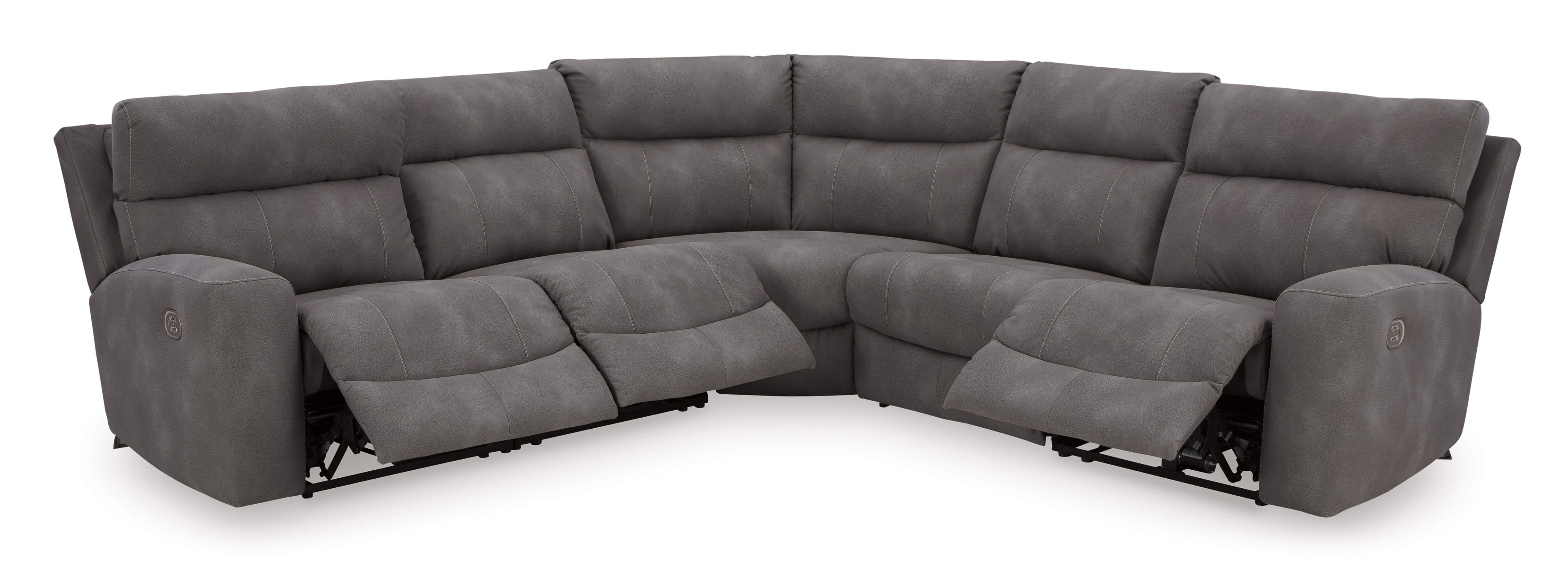 Next-Gen DuraPella 5-Piece Polyester/PU Power Reclining Sectional Sofa