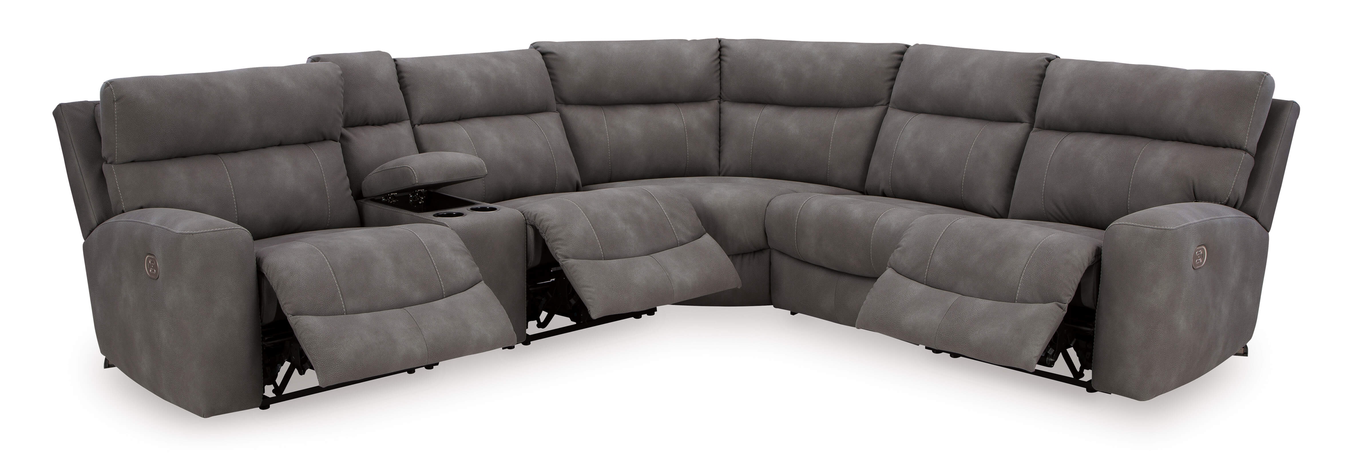 Next-Gen DuraPella 6-Piece Polyester/PU Power Reclining Sectional Sofa