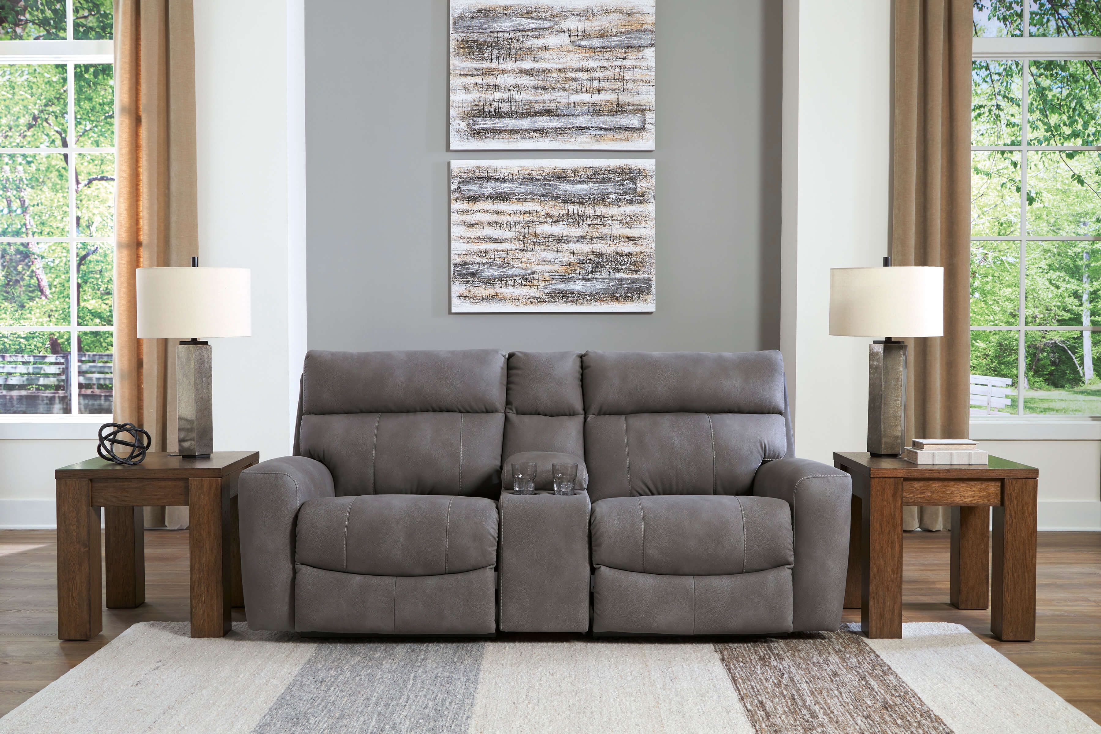 Ashley Next-Gen DuraPella 3-Pc Living Room Loveseat 