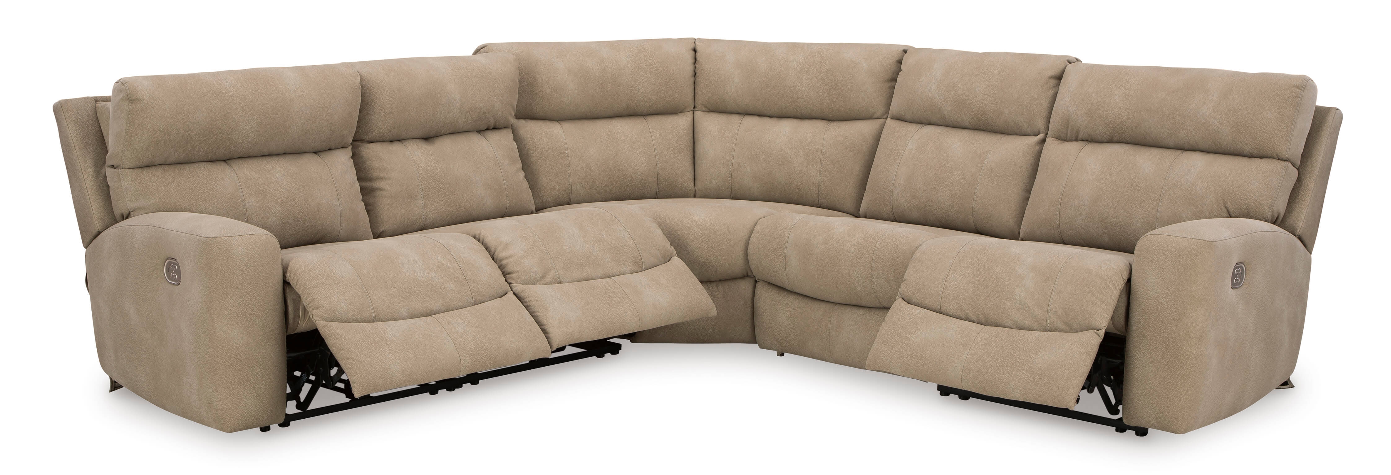 Next-Gen DuraPella 5-Piece Polyester/PU Power Reclining Sectional Sofa
