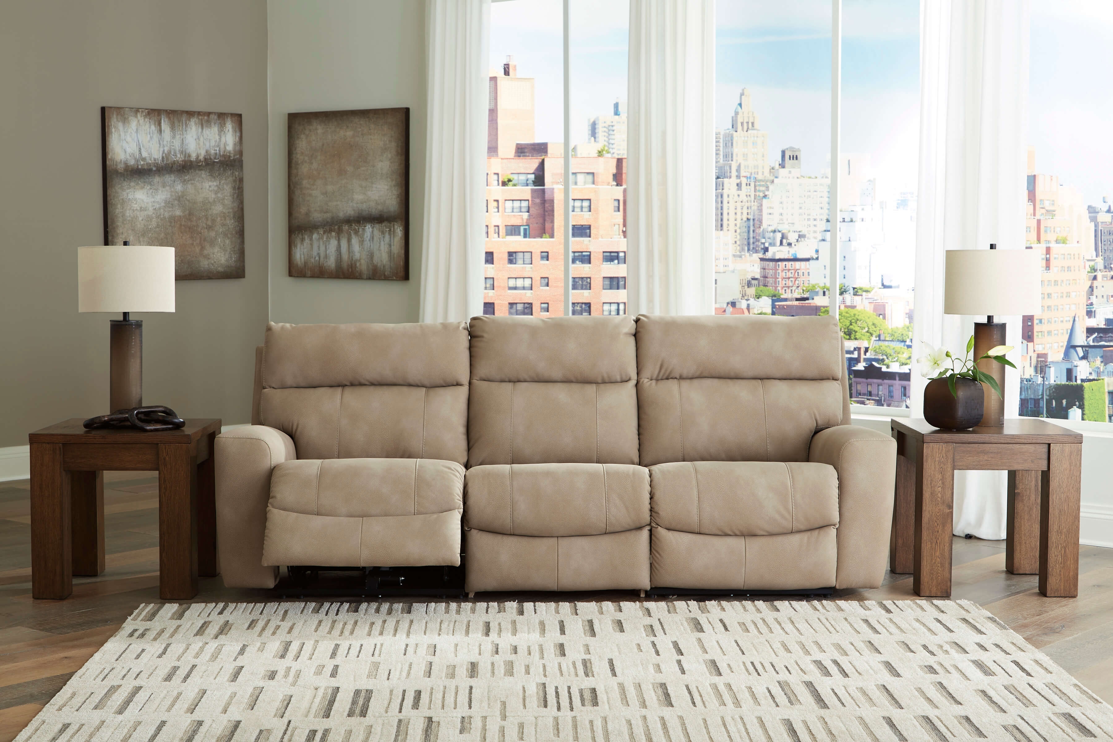 Next-Gen DuraPella 3-Piece Dual Power Reclining Sofa