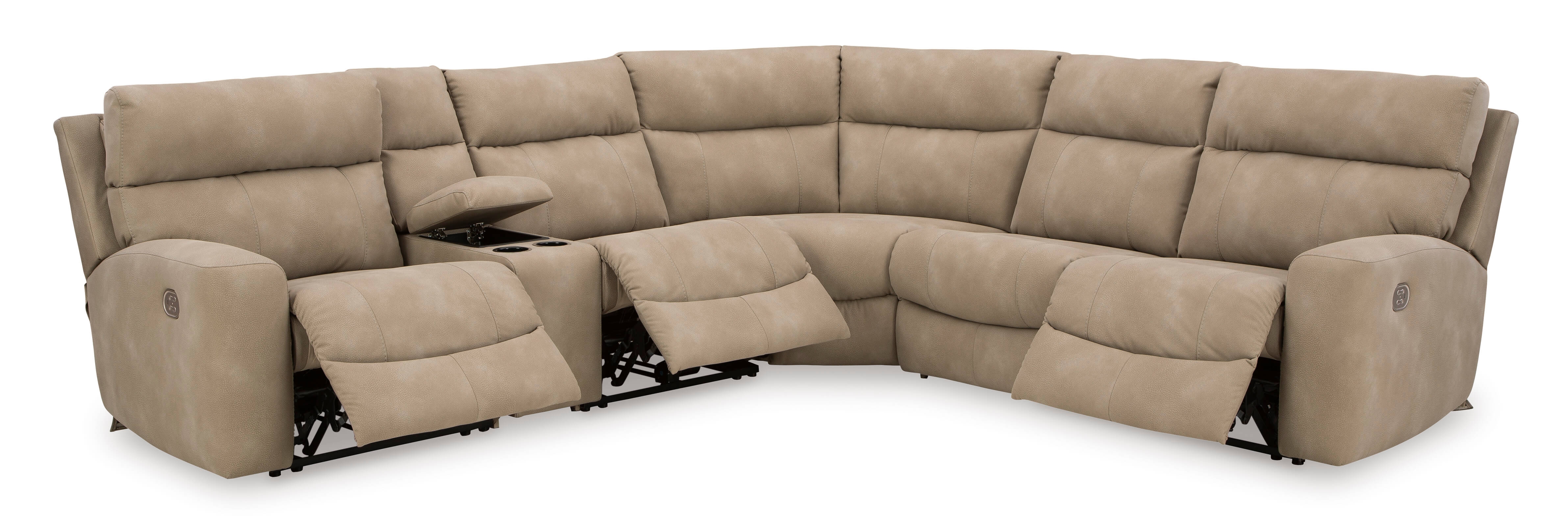 Next-Gen DuraPella 6-Piece Polyester/PU Power Reclining Sectional Sofa