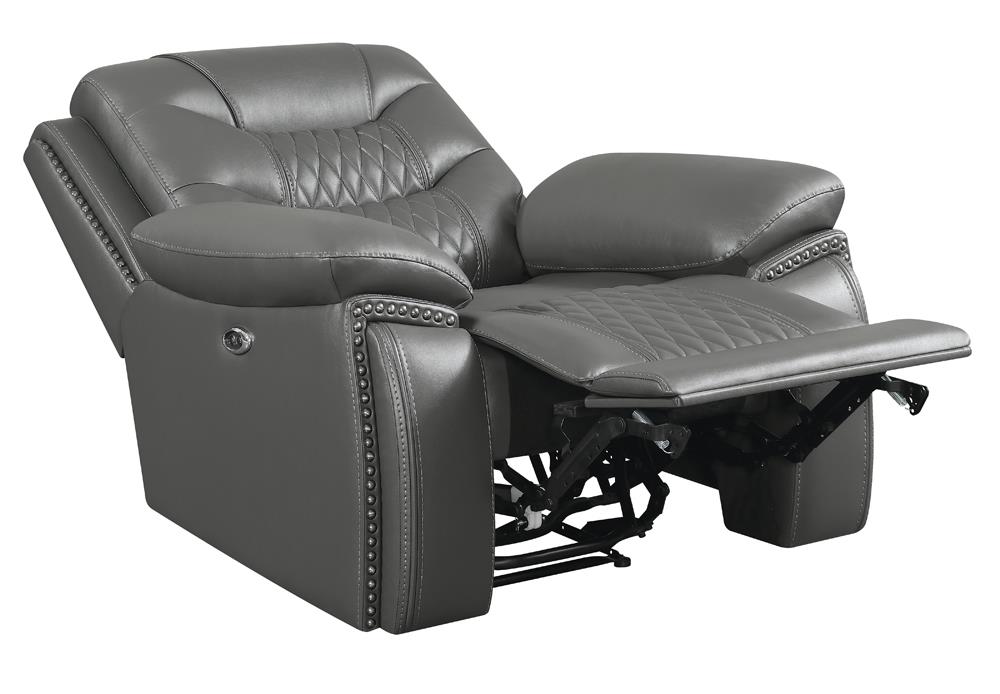 Flamenco Tufted Leatherette Power Living Room Set