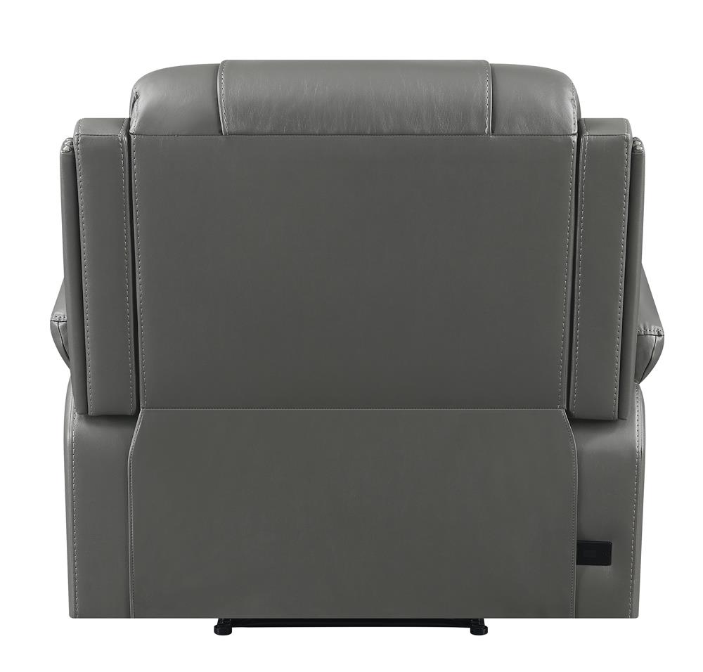 Flamenco Tufted Leatherette Power Living Room Set