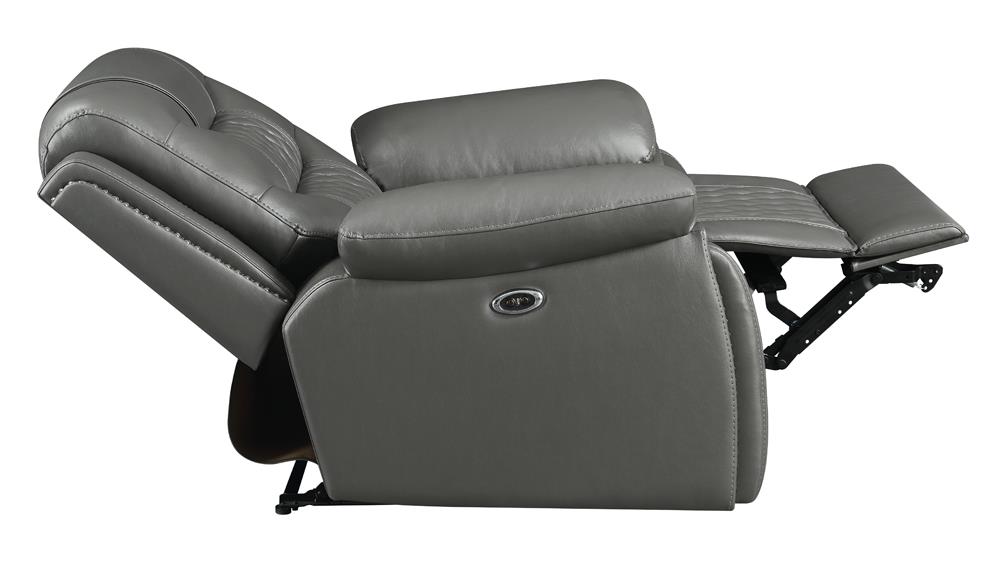 Flamenco Tufted Leatherette Power Living Room Set