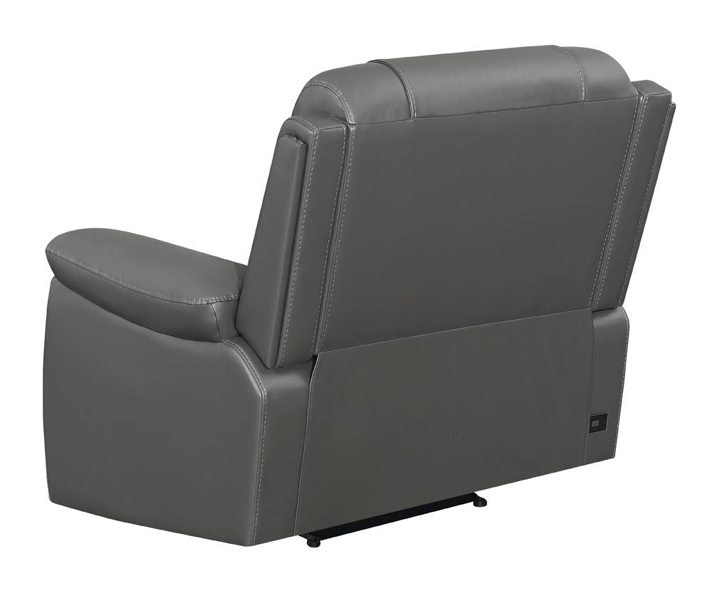 Flamenco Tufted Leatherette Power Recliner