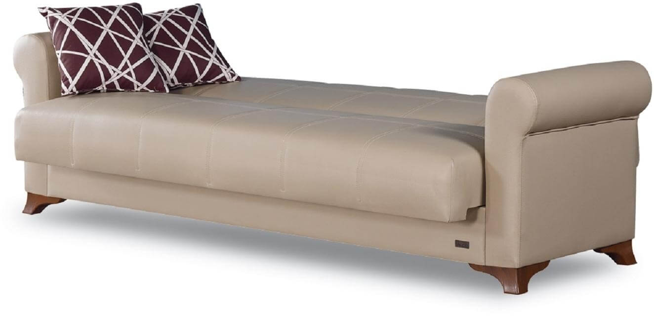 Yonkers Bonded Leather Storage Sofabed