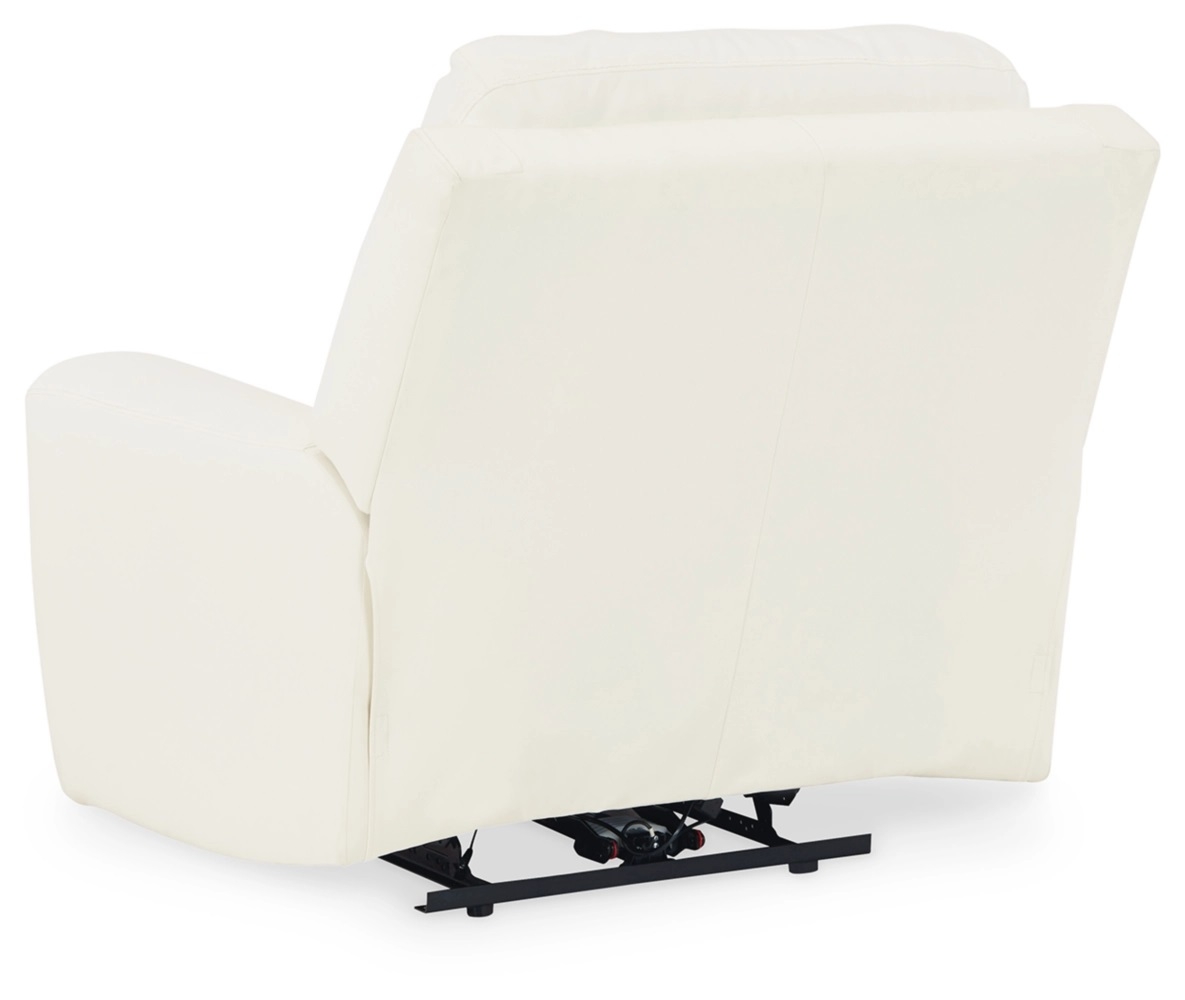 Warlin Faux Leather Power Recliner Chair