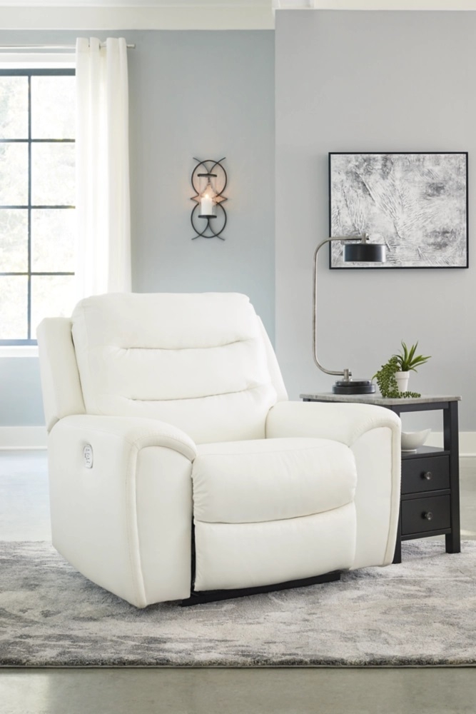 Warlin Faux Leather Power Reclining Living Room Set