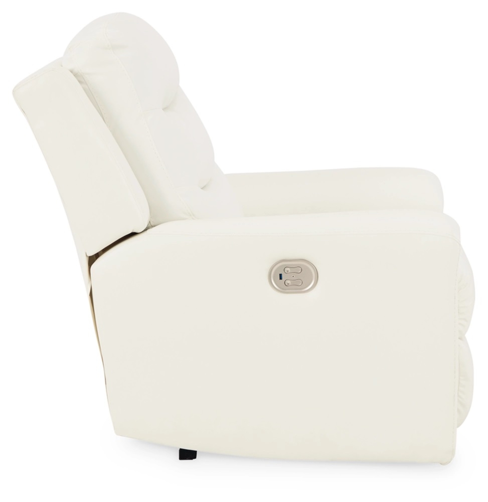 Warlin Faux Leather Power Recliner Chair