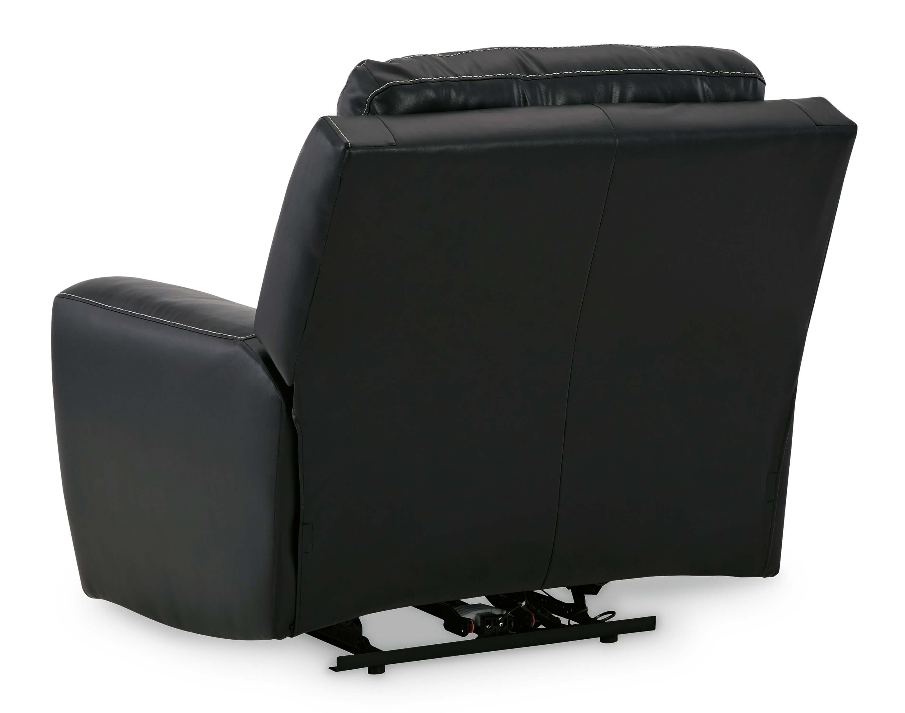 Ashley Warlin Faux Leather Recliner Chair Back