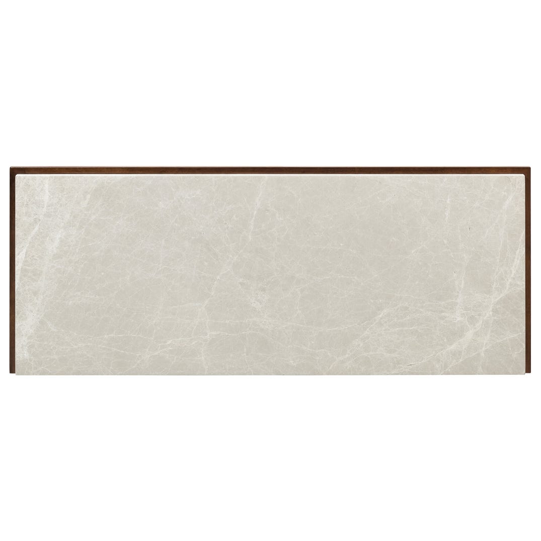 Archives Oak Veneer Marble Top 4-Drawer Chest