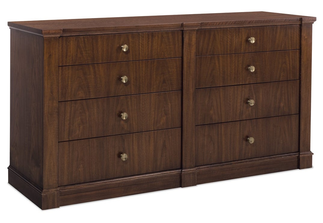 Archives Oak Veneer 8-Drawer Dresser