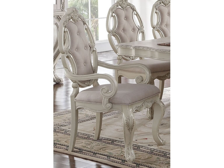 Ragenardus Fabric Dining Arm Chair by ACME