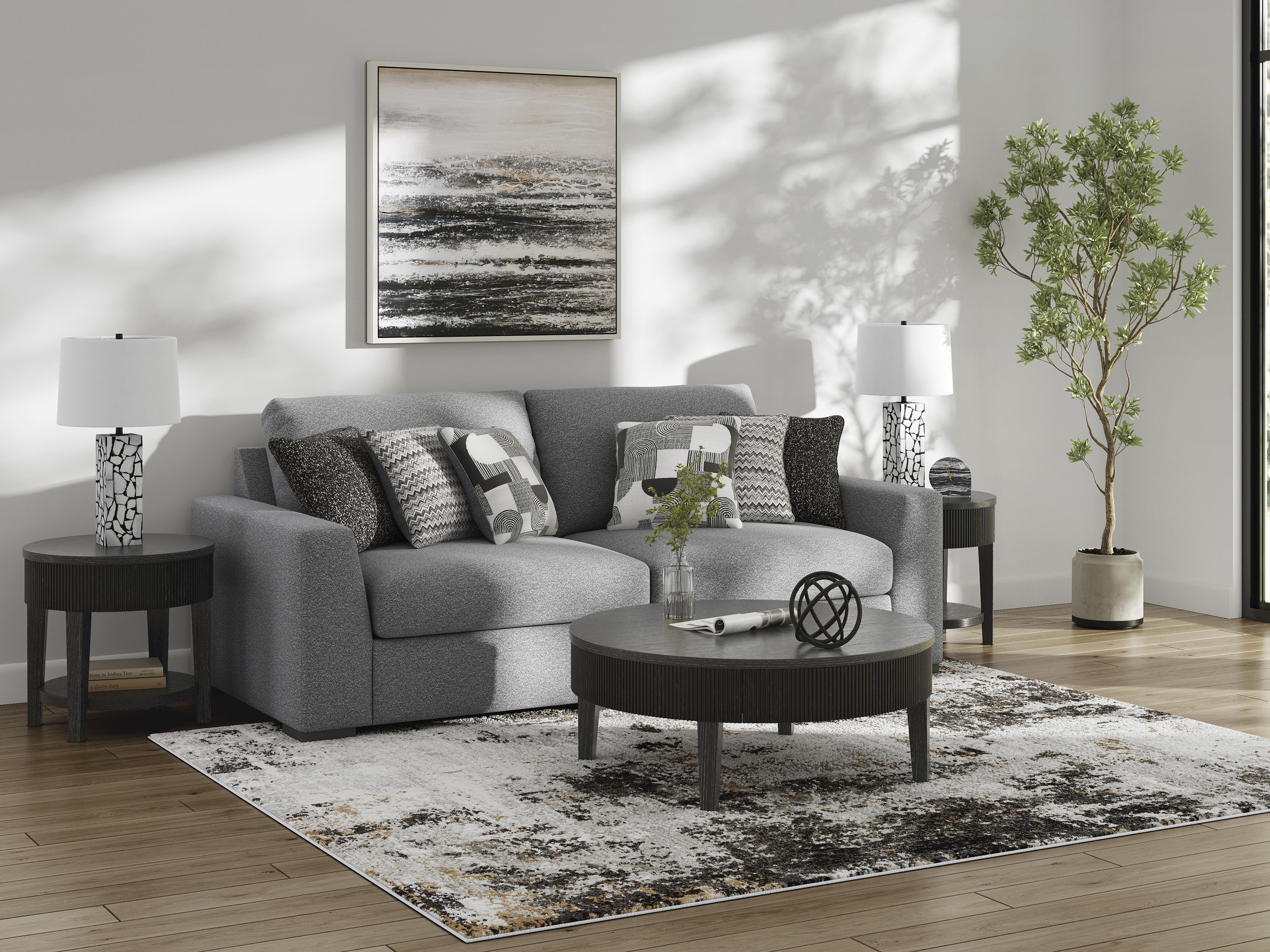 Bealton Fabric 2-Piece Sofa