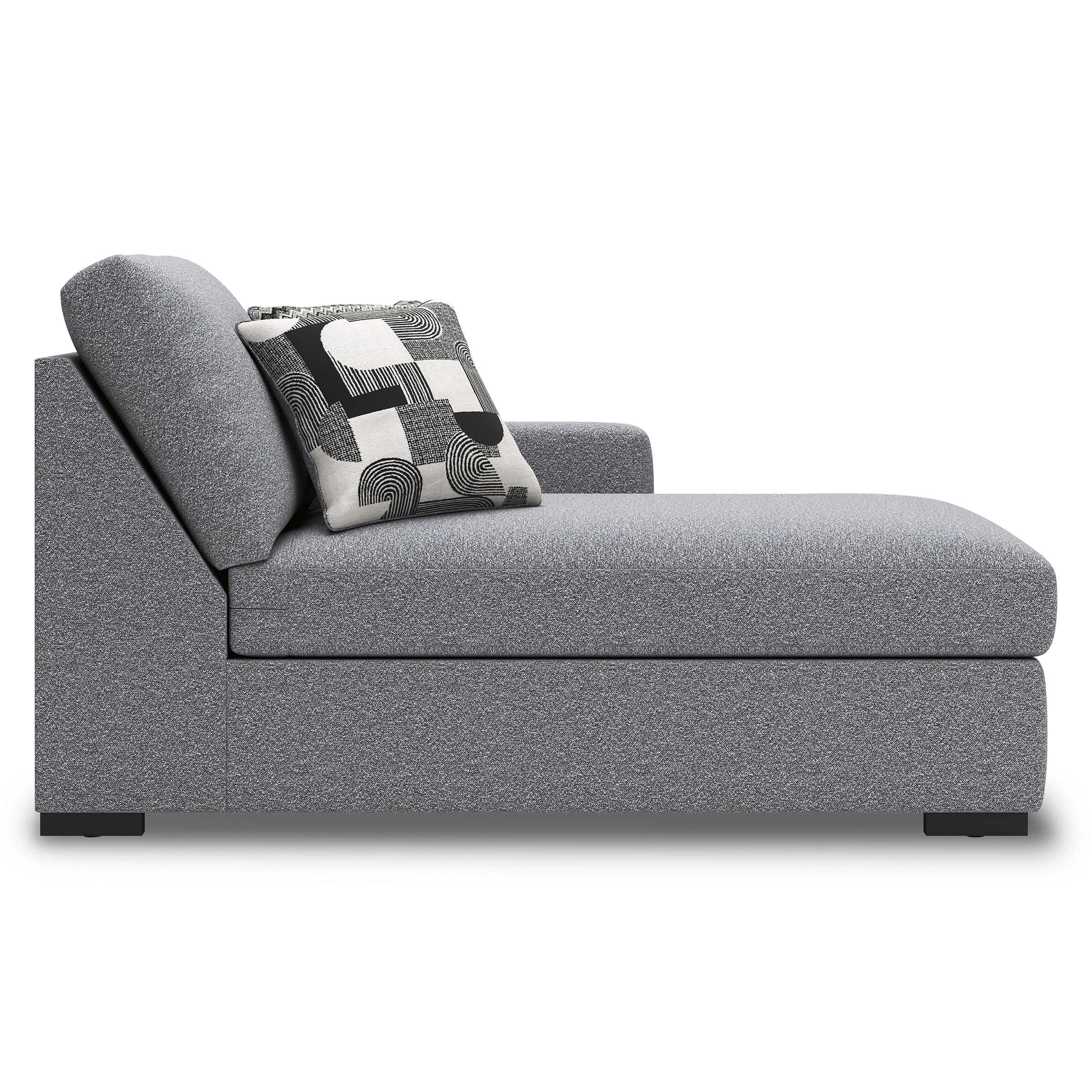 Bealton 3-Piece Fabric Sectional Sofa w/Right Arm Chaise Facing