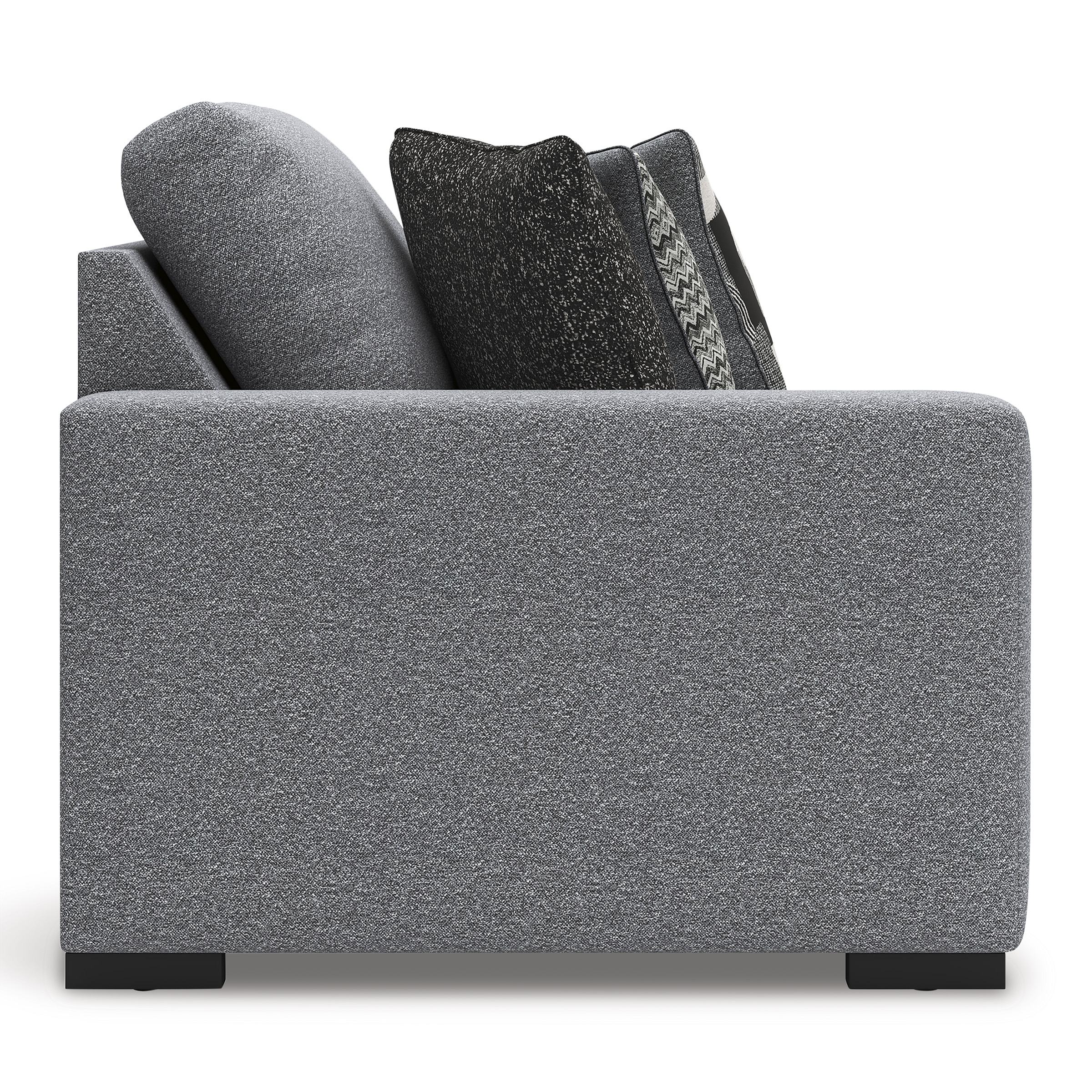 Bealton 3-Piece Fabric Sectional Sofa w/Right Arm Chaise Facing