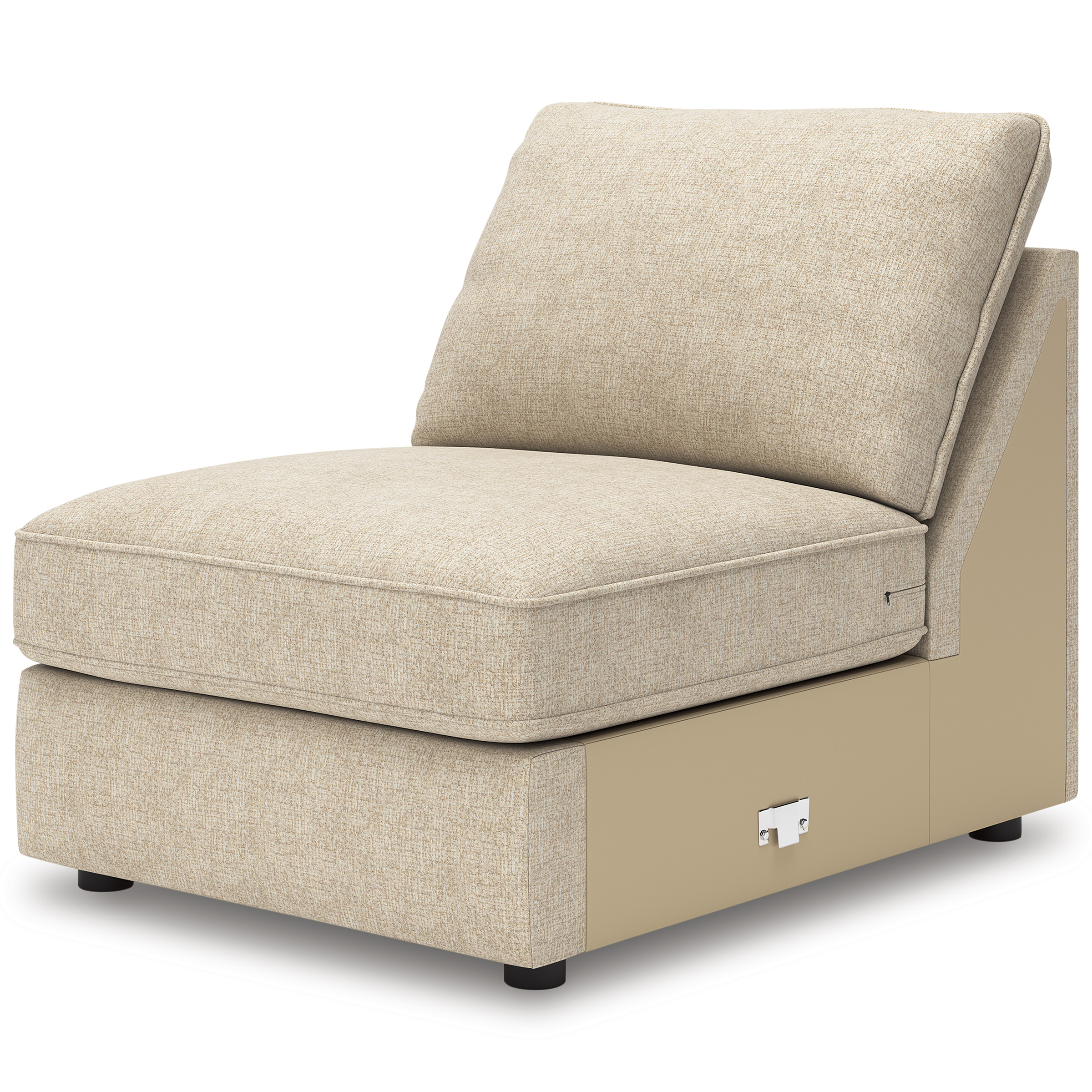 Seyler 3-Piece Fabric L-Shaped Sectional Sofa