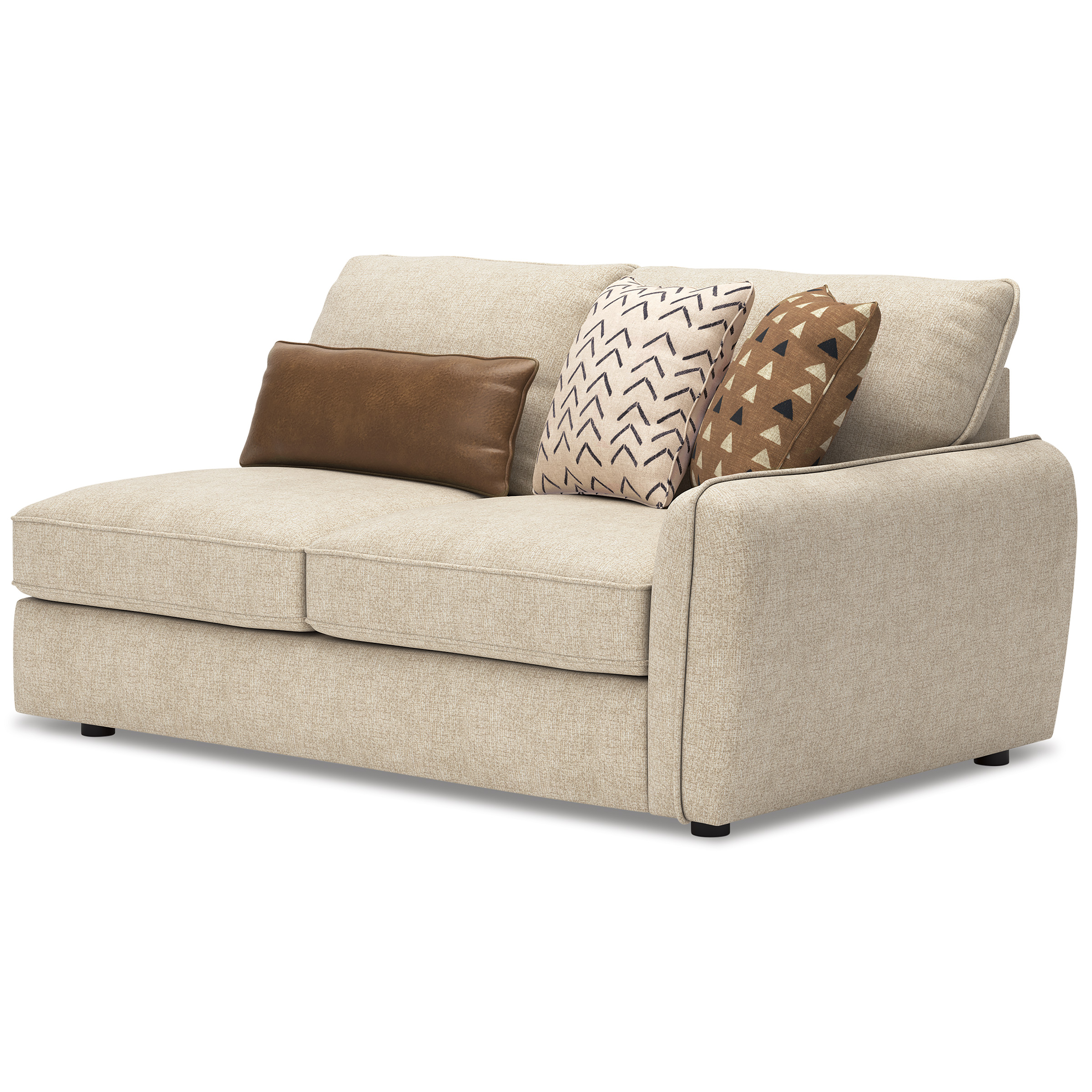Seyler 4-Piece Fabric L-Shaped Sectional Sofa